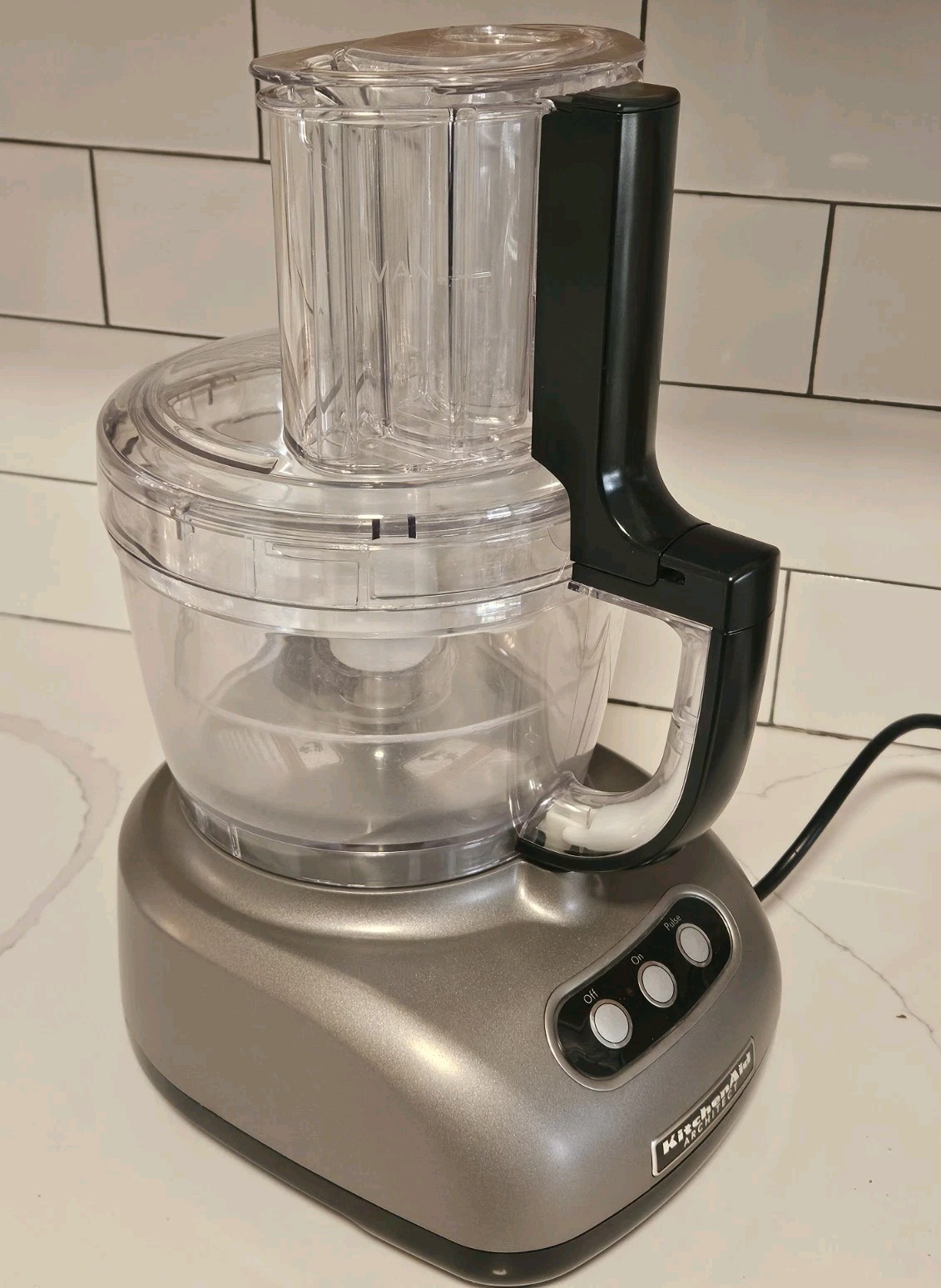 KitchenAid Architect 7-Cup Food Processor COMPLETE SET w/ Storage Case – Tested