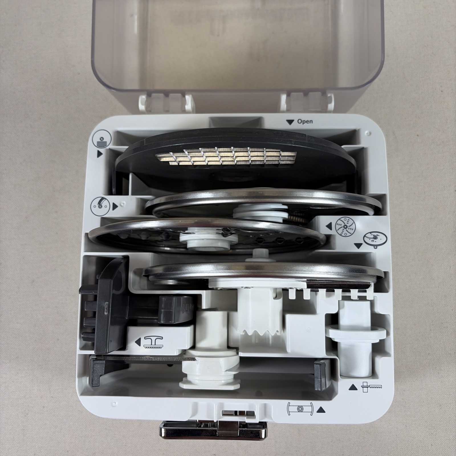 KitchenAid Mixer Disk Set 526840 Food Processor Attachment Kit 7 Piece Set