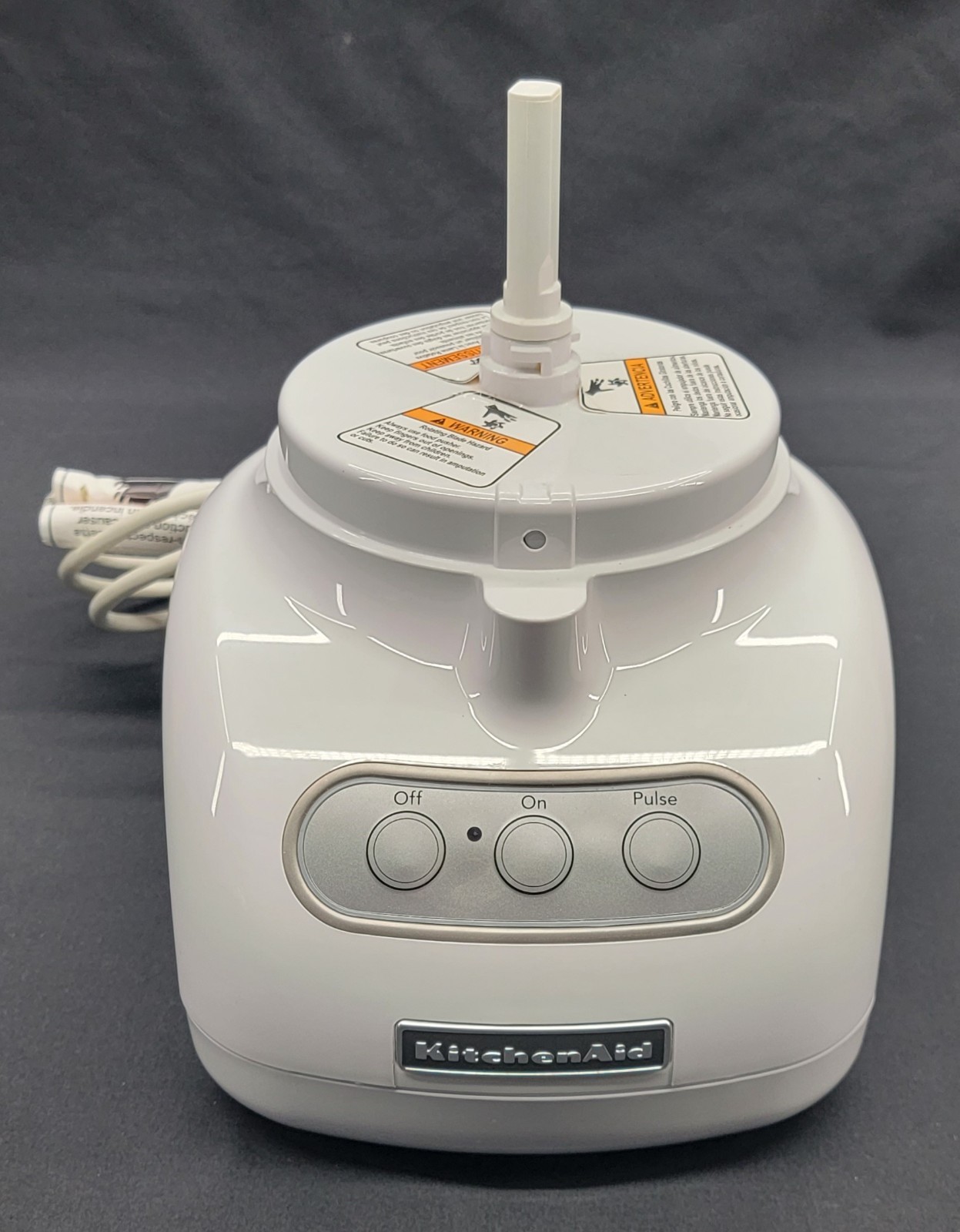 KitchenAid KFP715WH2 Food Processor Replacement Base *Excellent Clean Condition*