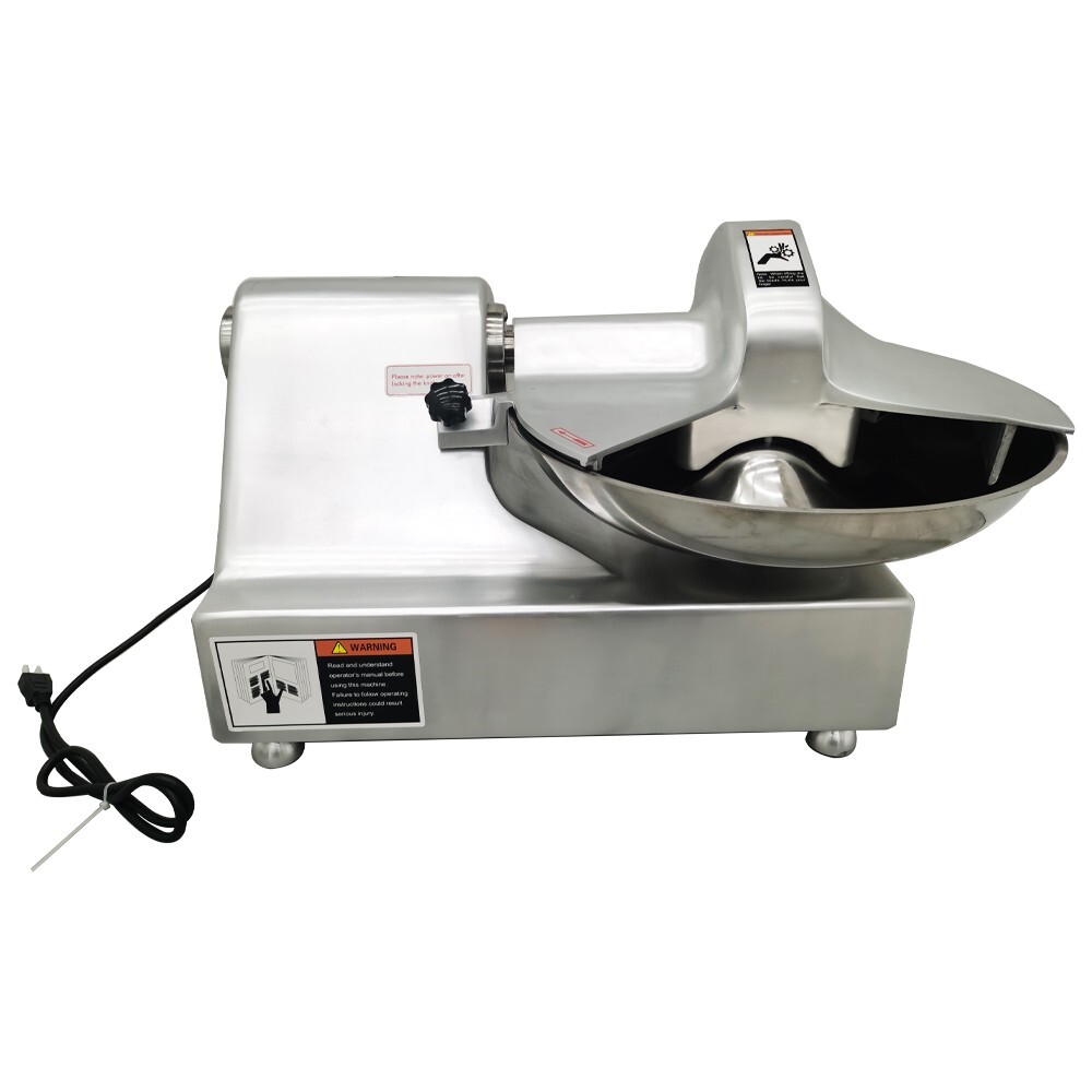110V Commercial Electric Meat & Vegetable Chopper 8L Food Cutter Food Processor
