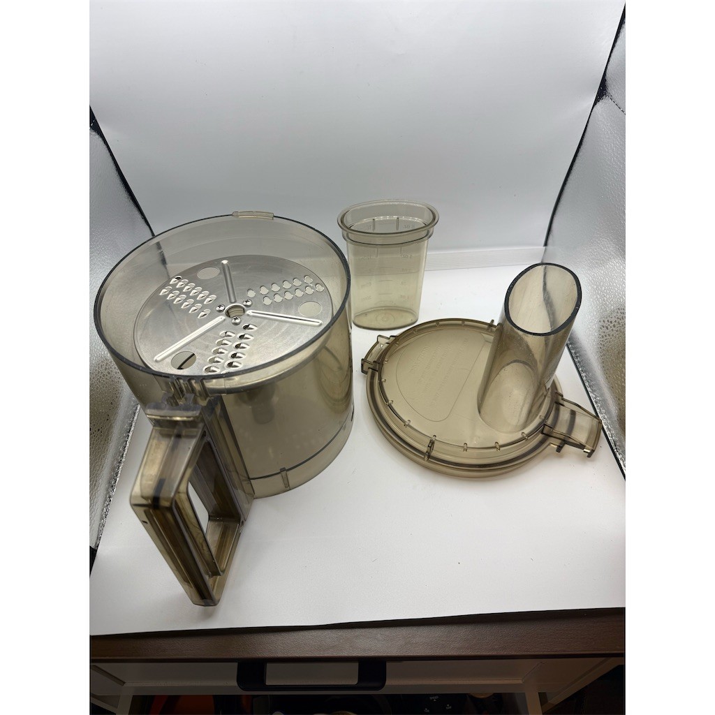 Vintage Sunbeam Le Chef Food Processor Base w/ Bowl Lid Feed Tube Touch