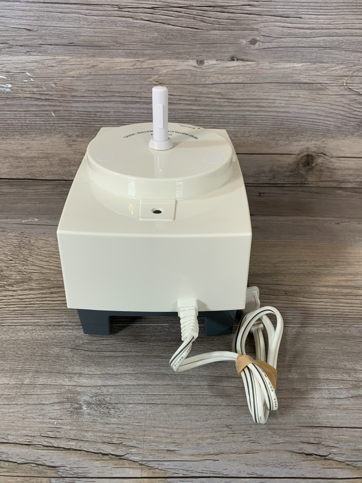 Cuisinart FP-3 Food Processor White/Gray – POWER BASE ONLY TESTED WORKS