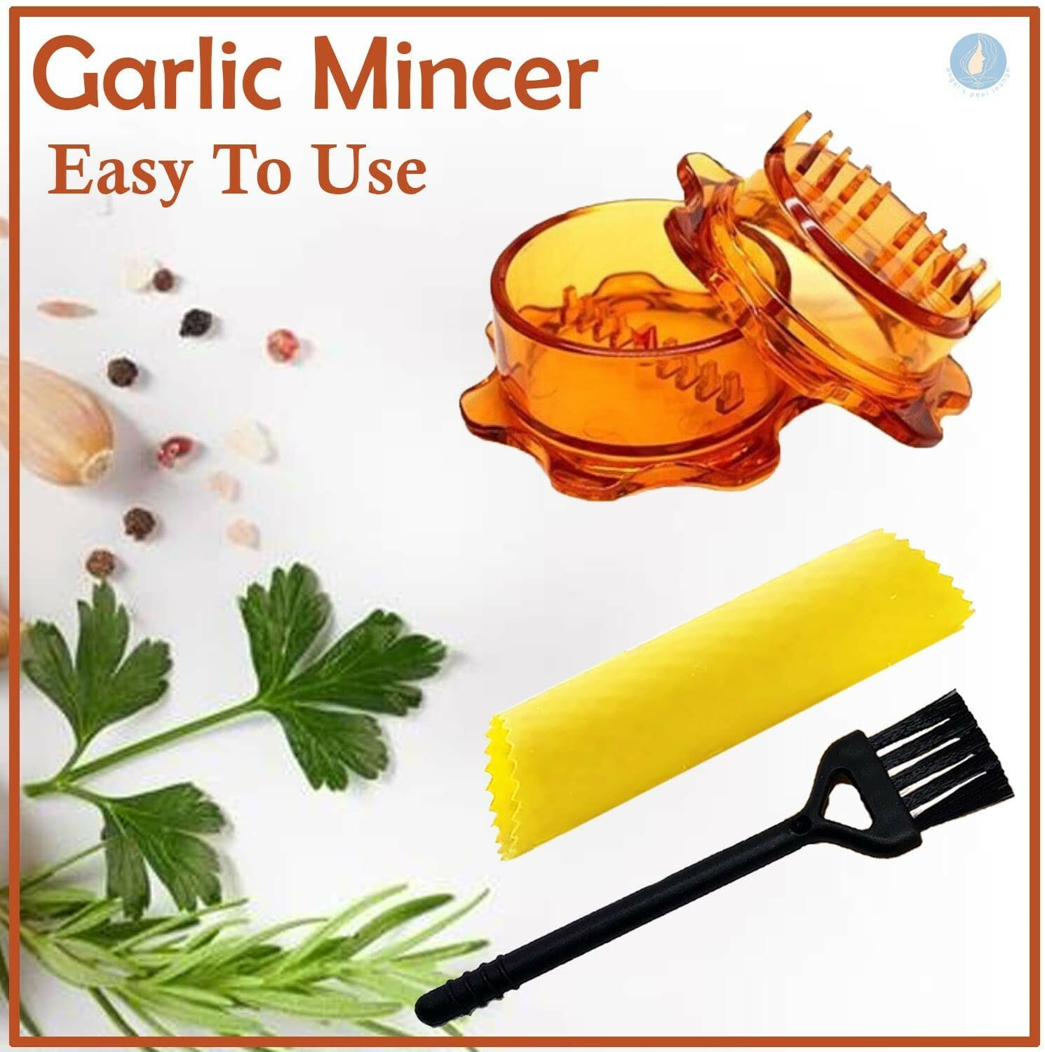 Angel’s peel lounge Food Processor(orange mincer with peeler bru