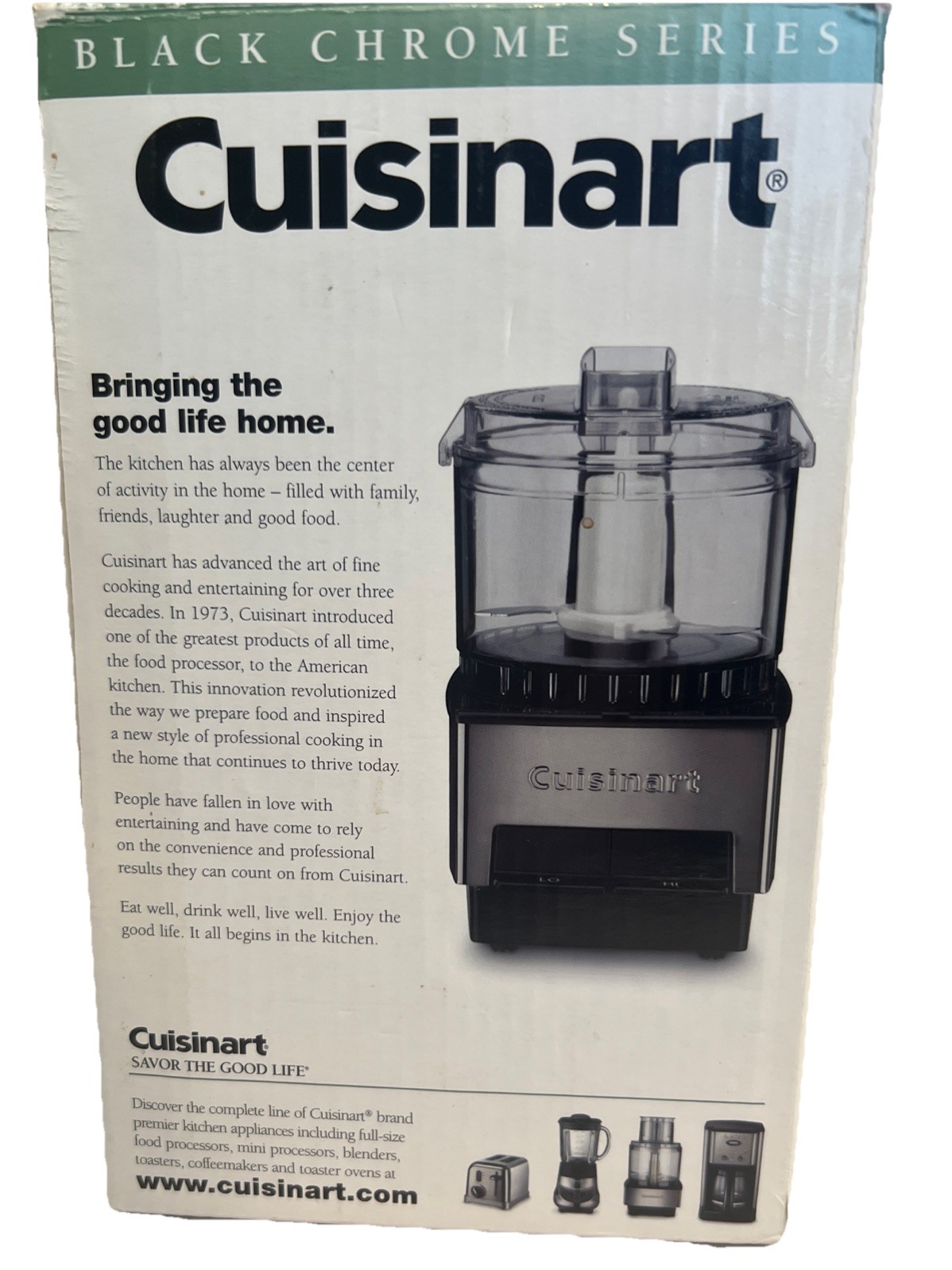 Cuisinart Mini Prep Food Processor DLC-1BCH Classic 2 Speed BLack/Silver Tested