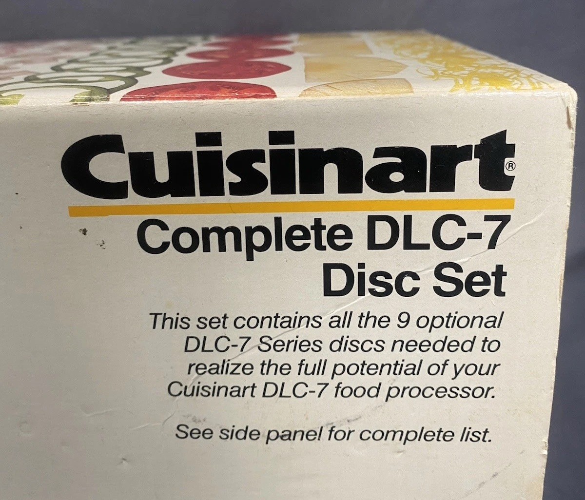 EUC Cuisinart Complete Disc Set DLC-8 or DLC-10 Food Processor with 8 Blades