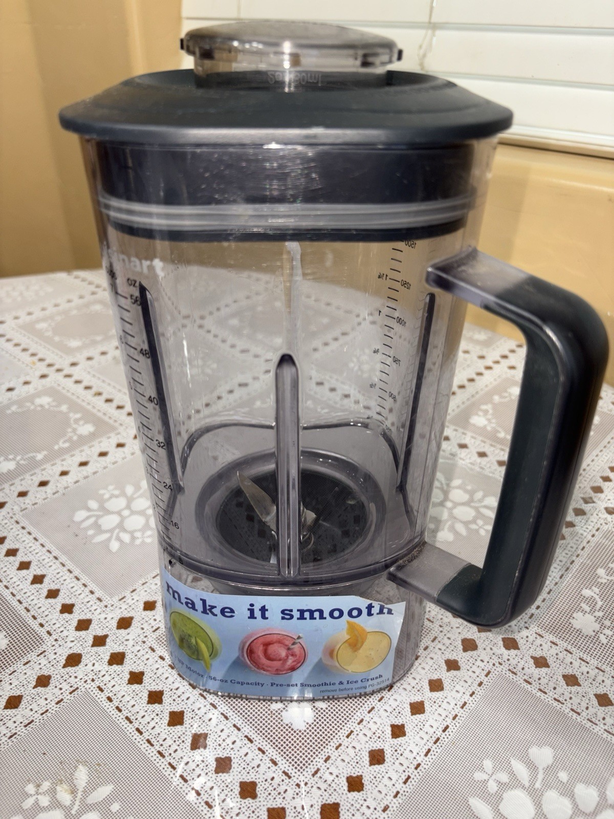Cuisinart Velocity Ultra Trio 56oz Blender Jar Pitcher w Lid BFP-650