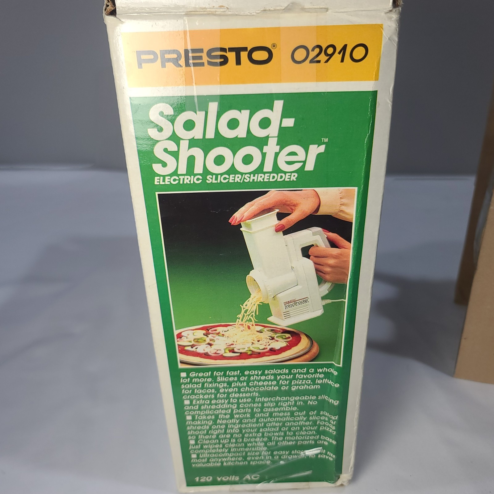 VTG Presto Professional Salad Shooter Model 02910 Electric Slicer Shredder NIB