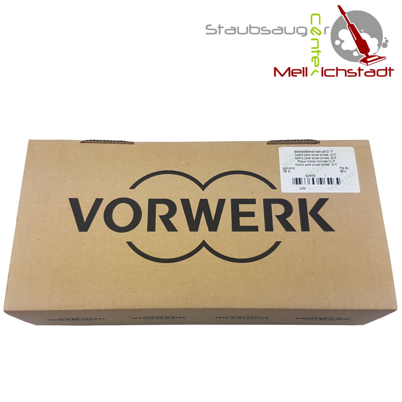 Original Vorwerk Thermomix (bimby) TM 31 control panel panel bezel NEW