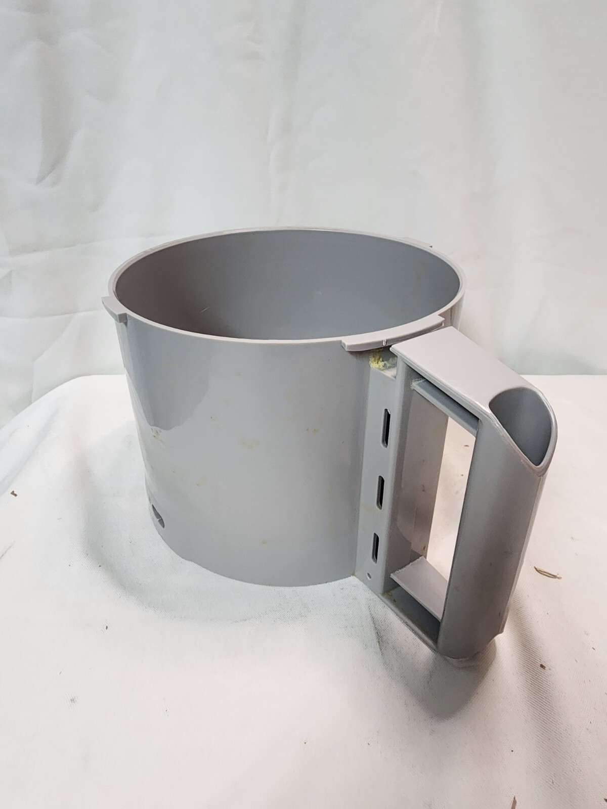 112204 3 Quart Food Processor Cutter Bowl Compatible with Robot Coupe, Gray