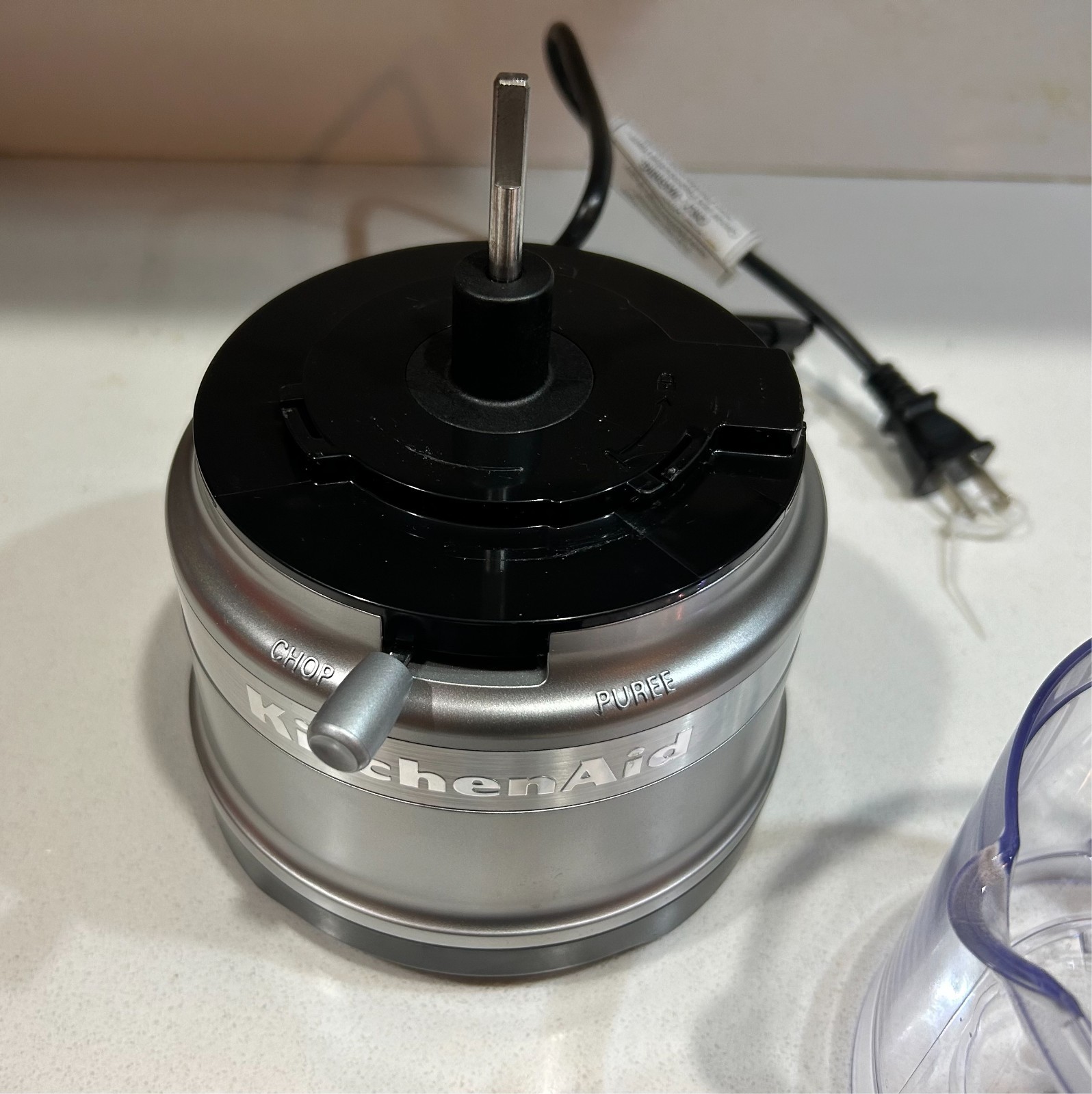 KitchenAid 3.5 Cup Mini Food Processor – KFC3516 – Light Silver: 2-Speed Chopper