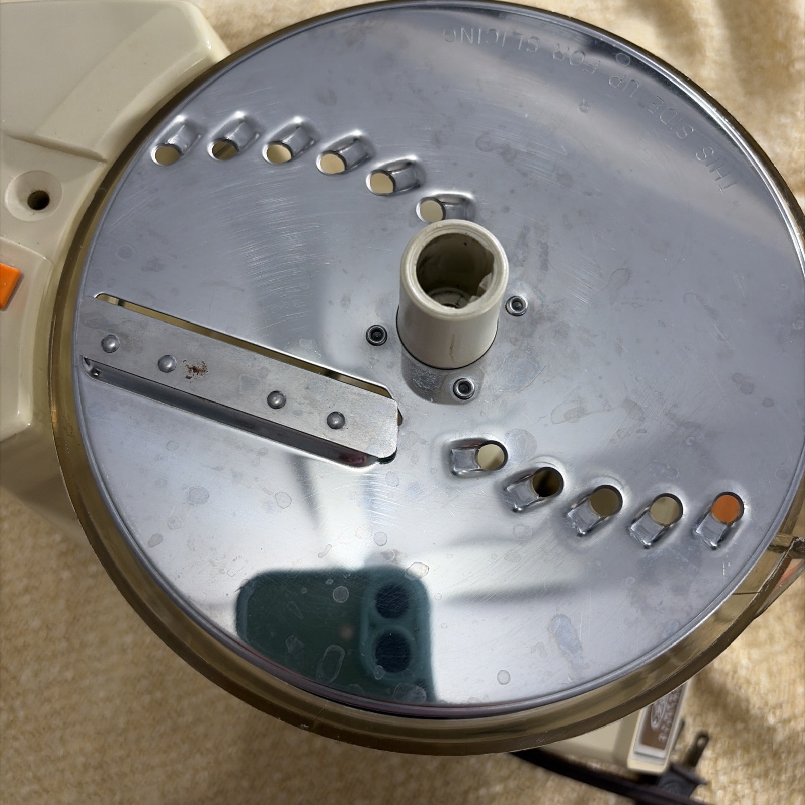 Vtg General Electric Cat# D5FP1 Full Capacity Food Processor Excellent Condition