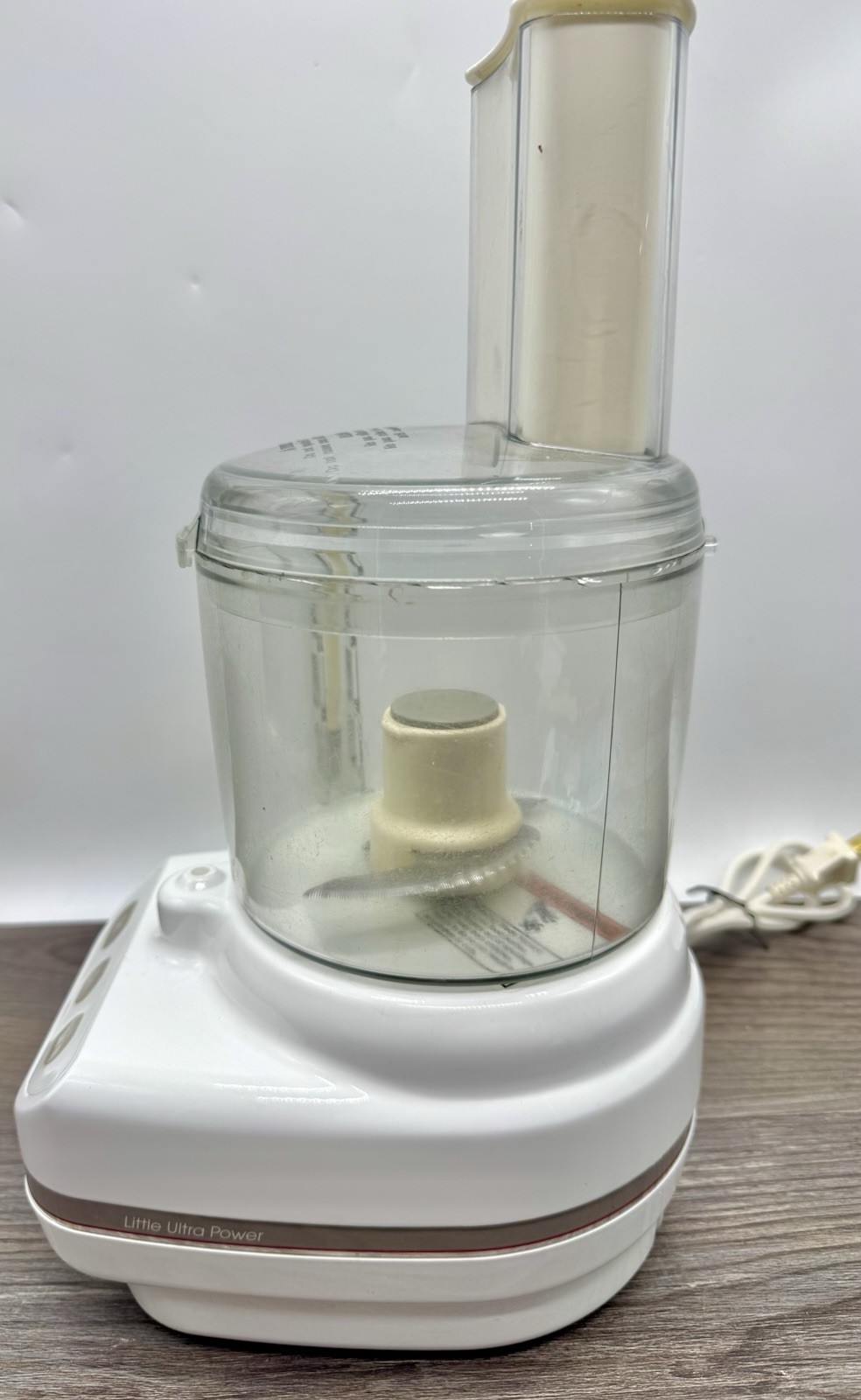KitchenAid Food Processor 5 Cup Little Ultra Power KFP350WH WHITE Works Great