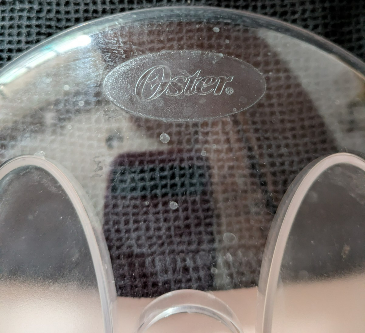 Vintage Oster Food Processor Blades (2) – Metal, 6.5″ in Plastic Case