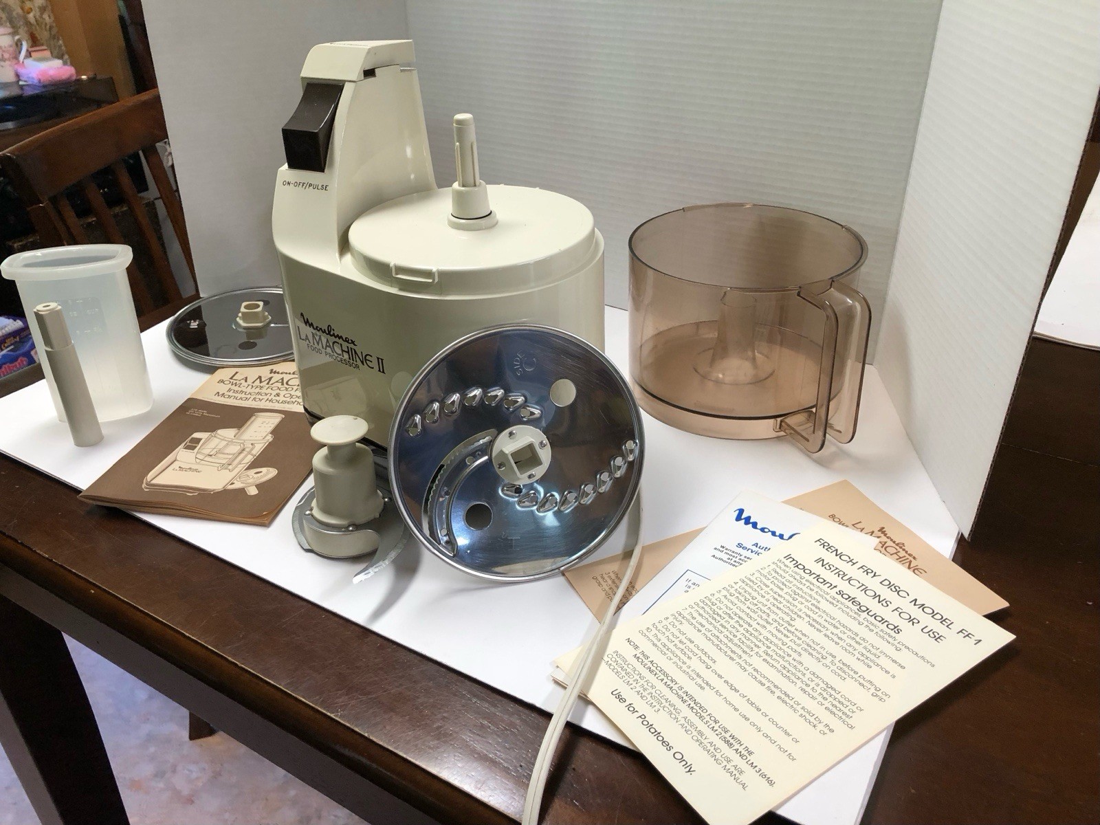 Vintage Moulinex La Machine II LM2 Food Processor – Clean and Working(See Video)