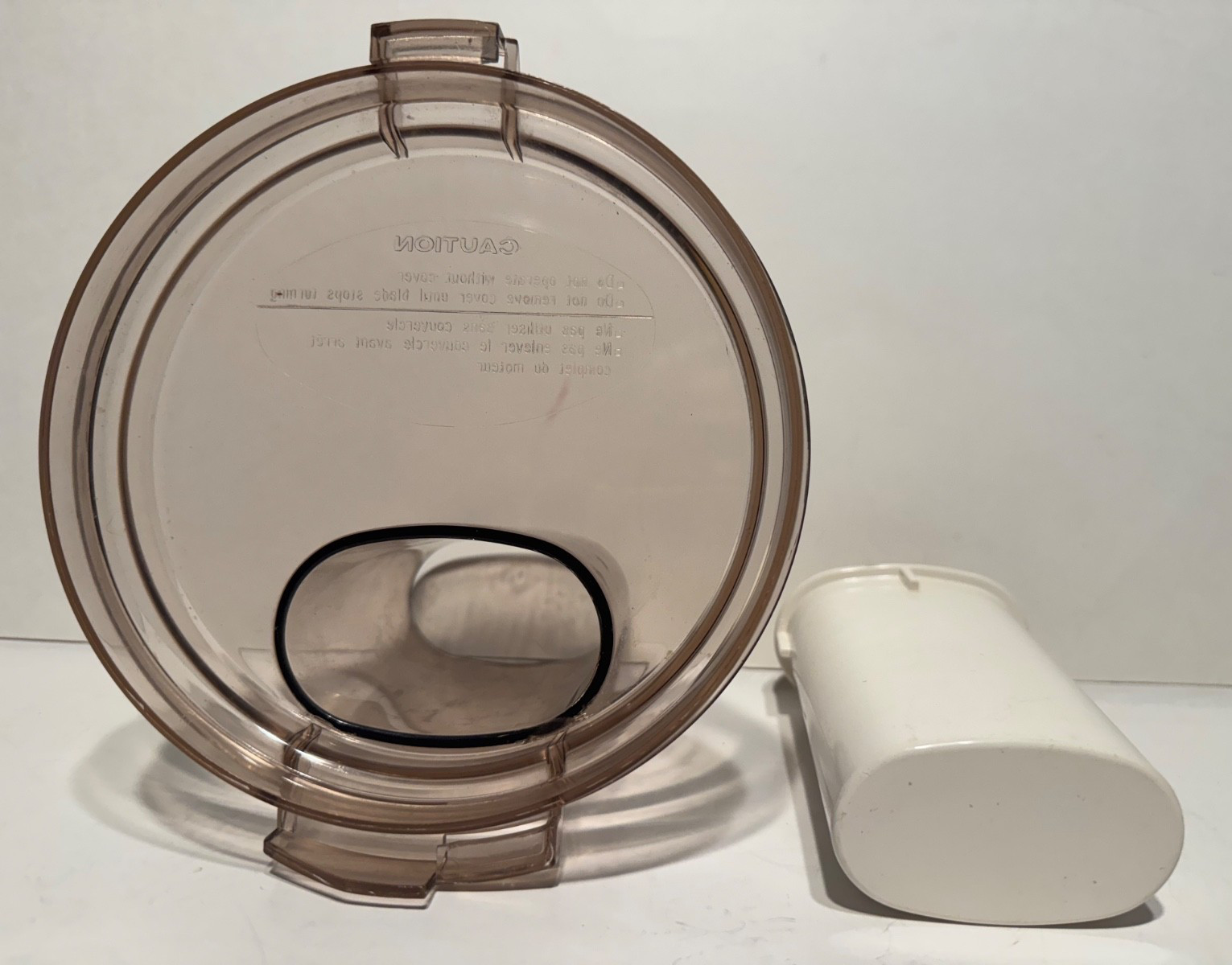 Cuisinart Food Processor Model CFP-9A Bowl Lid and Pusher