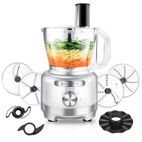 16 Cups Food Processor, Large Food Chopper with French Fry Cutter, 9 Function…