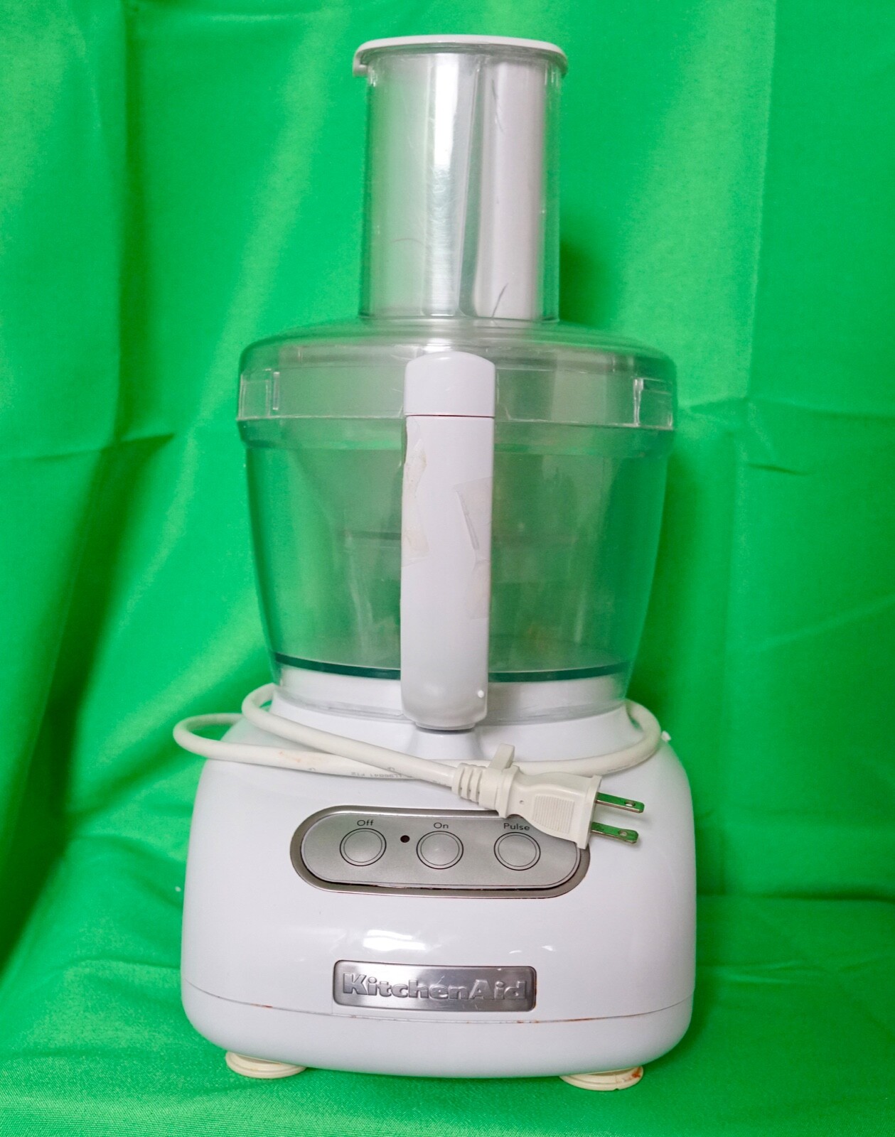 KitchenAid 12 Cup Food Processor White KFP750 Attachments 700W