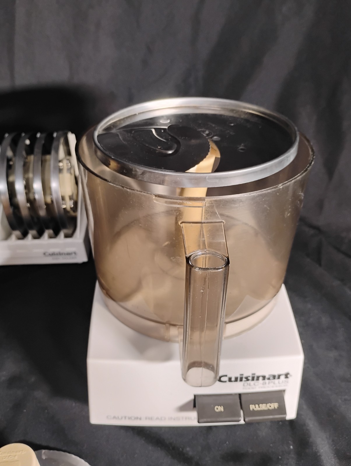Cuisinart DLC-8 PLUS Food Processor w/ Discs 1984 Rare Vintage