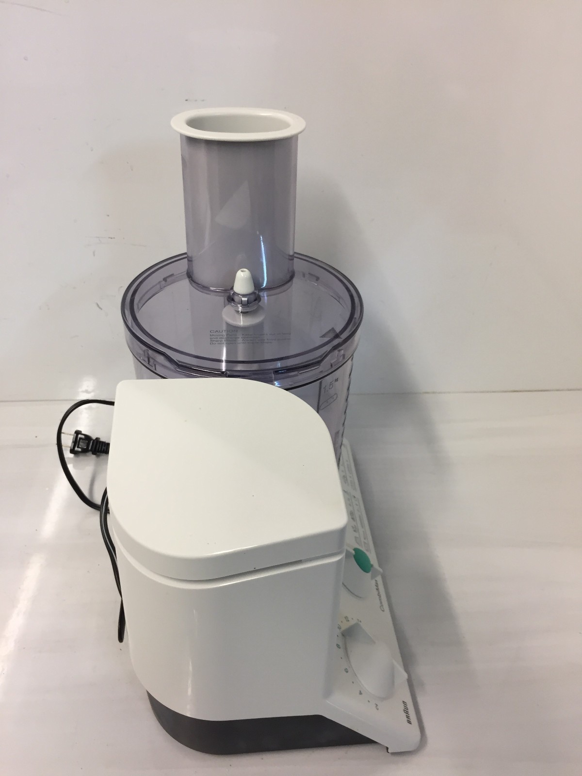 Braun CombiMax 600 Food Processor 600W Center K600 Made in Germany (Mint)