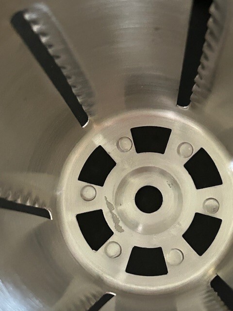 Food Processor Set (5) Cones Only All Marked 2307R XL Manual Slicer Shredder