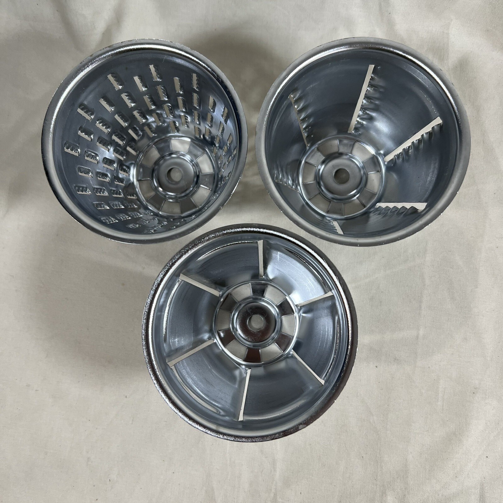 3 SaladMaster Food Processor Replacement Cones Blades