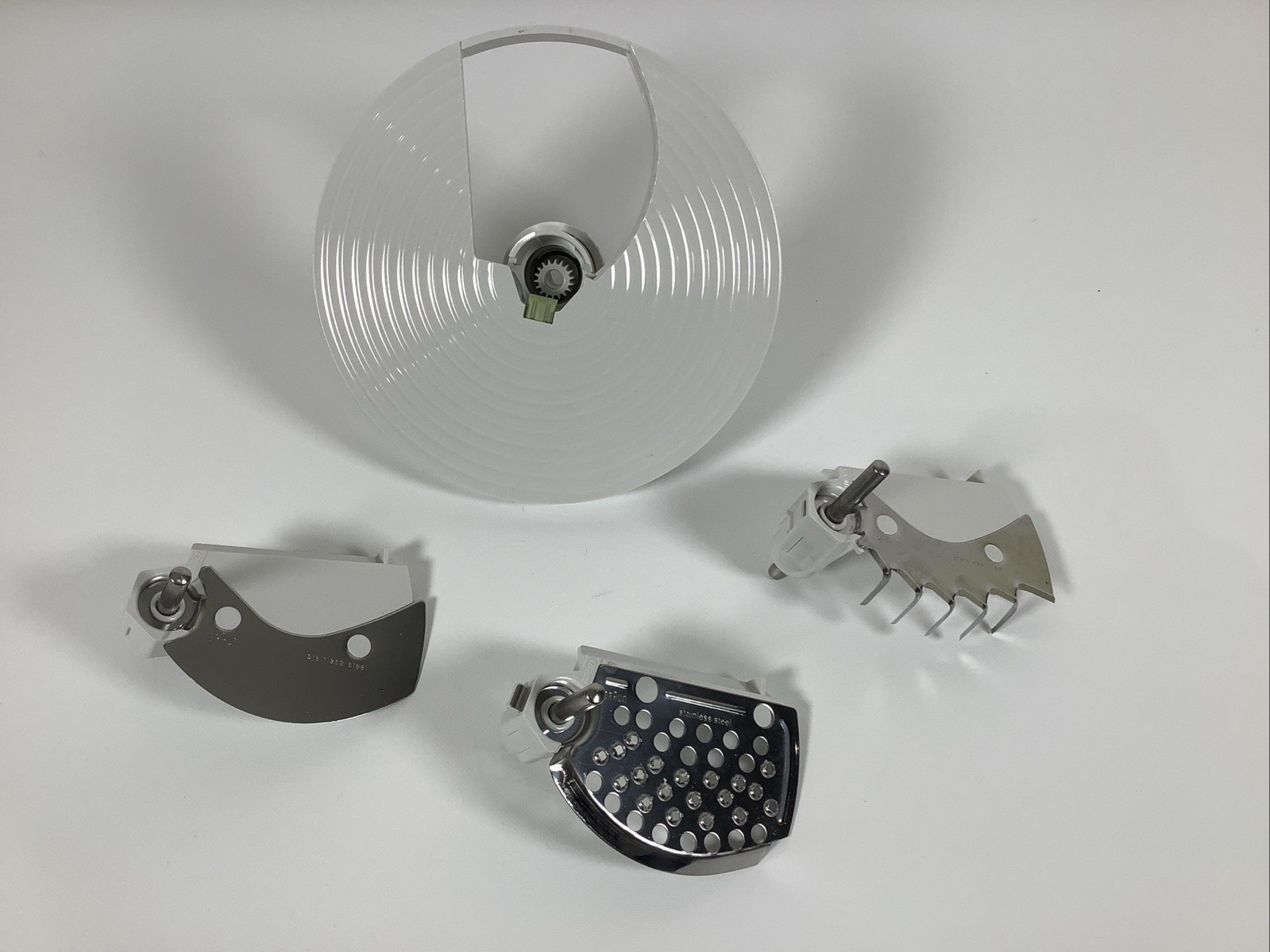 Braun Food Processor Blade Shredder Holder Carrier 4258 4259 4261 with 3 Blades