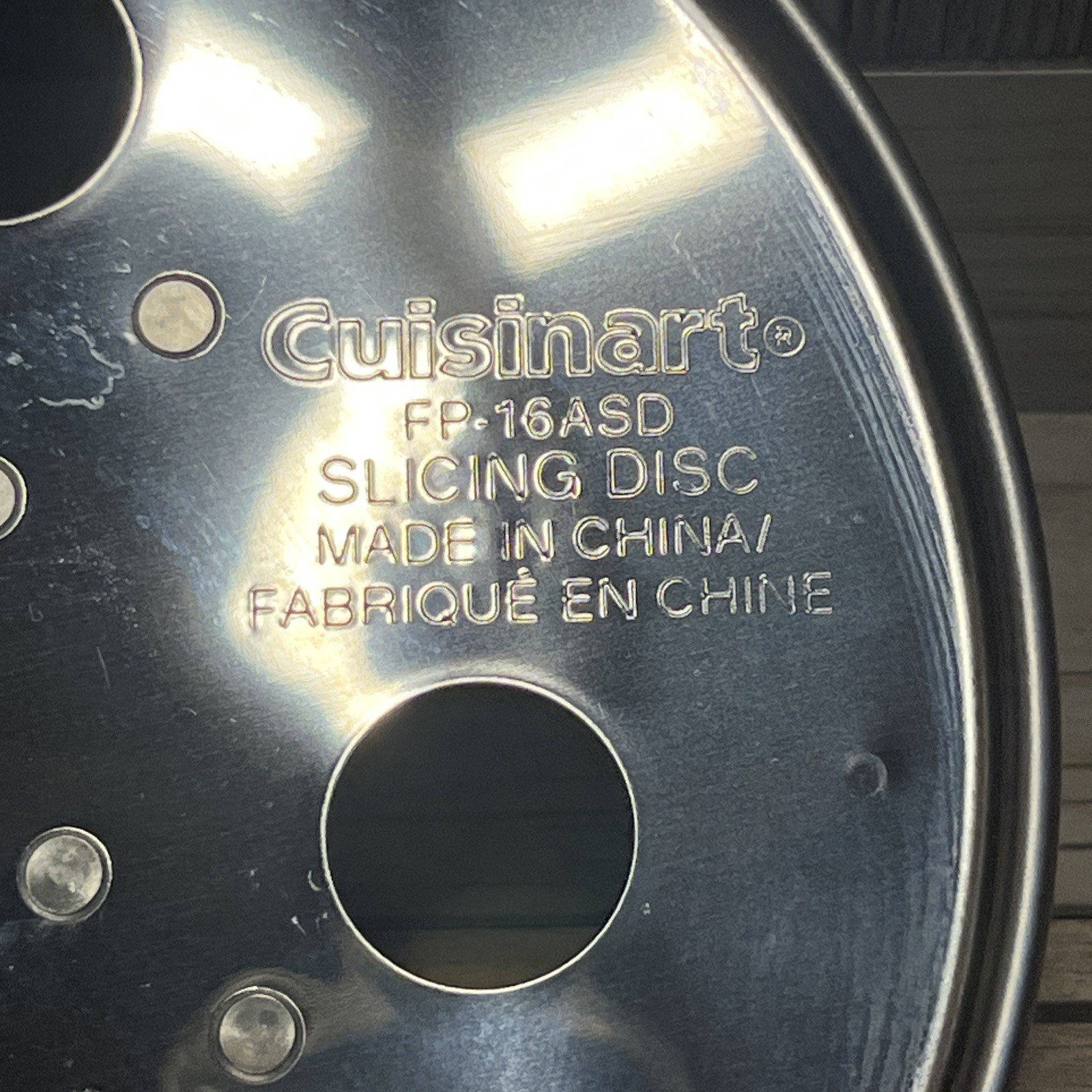 Cuisinart FP-16ASD FOOD PROCESSOR Adjustable Slicing Disc Replacement Blade