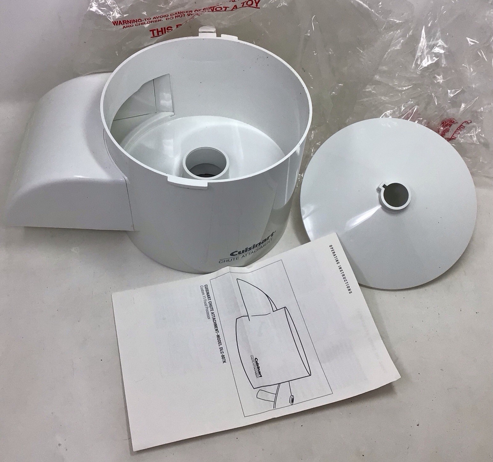 Cuisinart DLC 807K Chute Replacement Model DLC-8 Series – CHUTE ONLY AS PICTURED