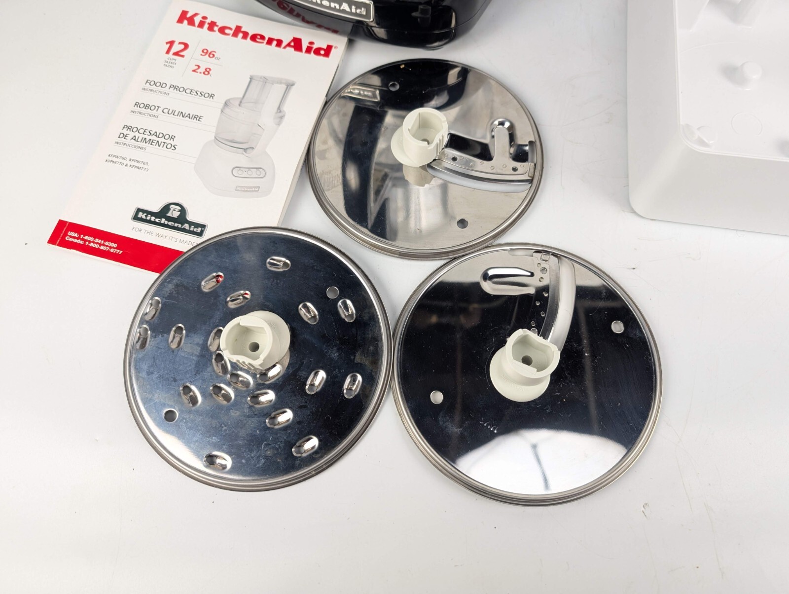 KitchenAid 12-cup Food Processor w/ Extra Attachments Blades Bowl Set – SEE DESC