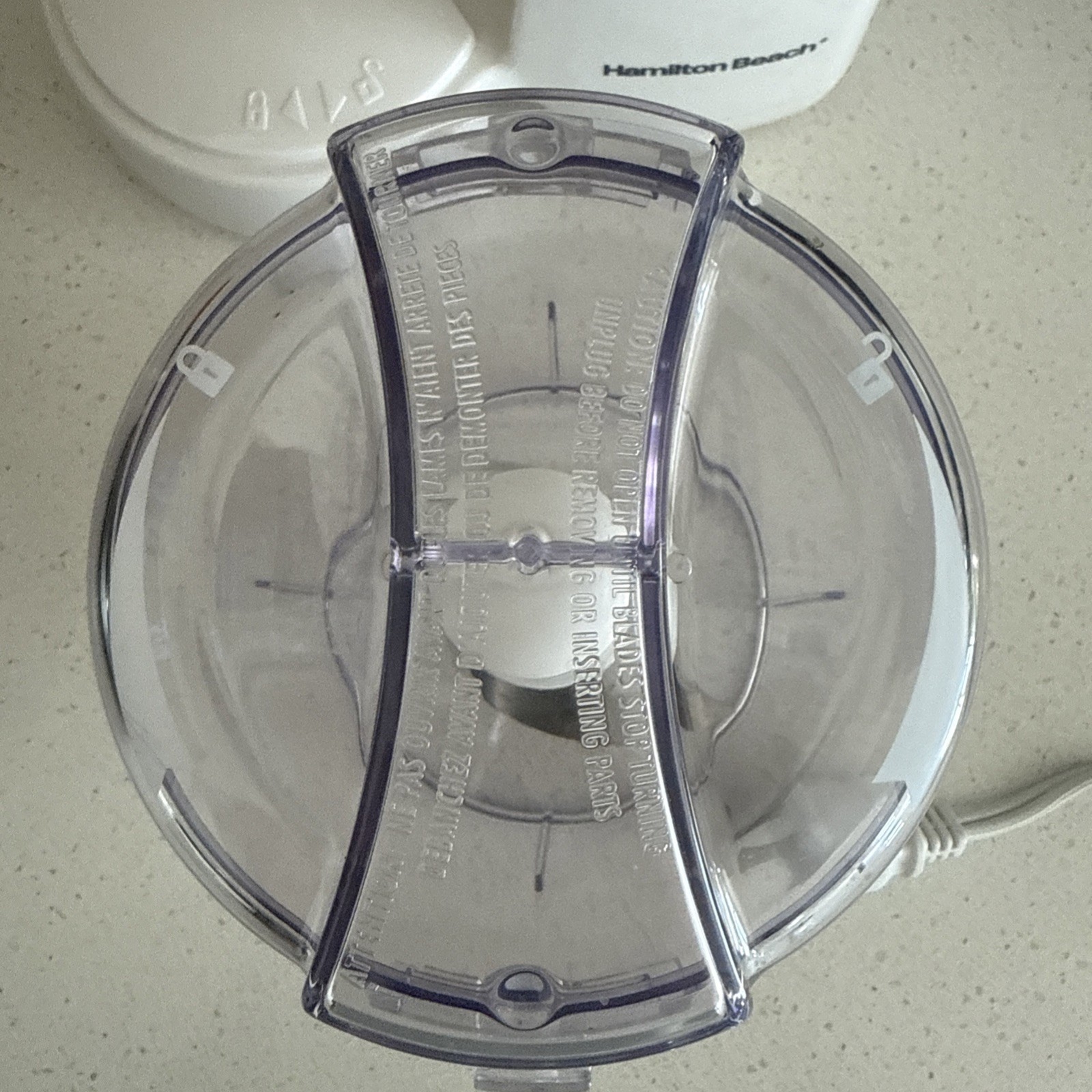 Hamilton Beach 72600 Fresh Chop Food Chopper 3 Cup 2 Pulse Speeds