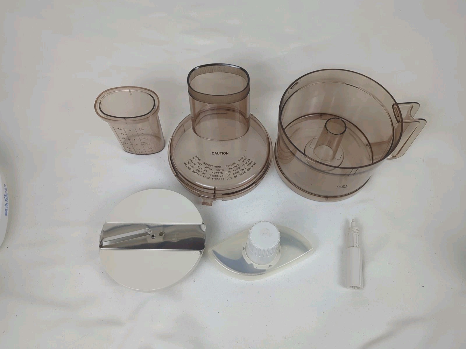 Regal La Machine 1 V813 LM1 Food Processor Parts Lid + Pusher Work Bowl Blades