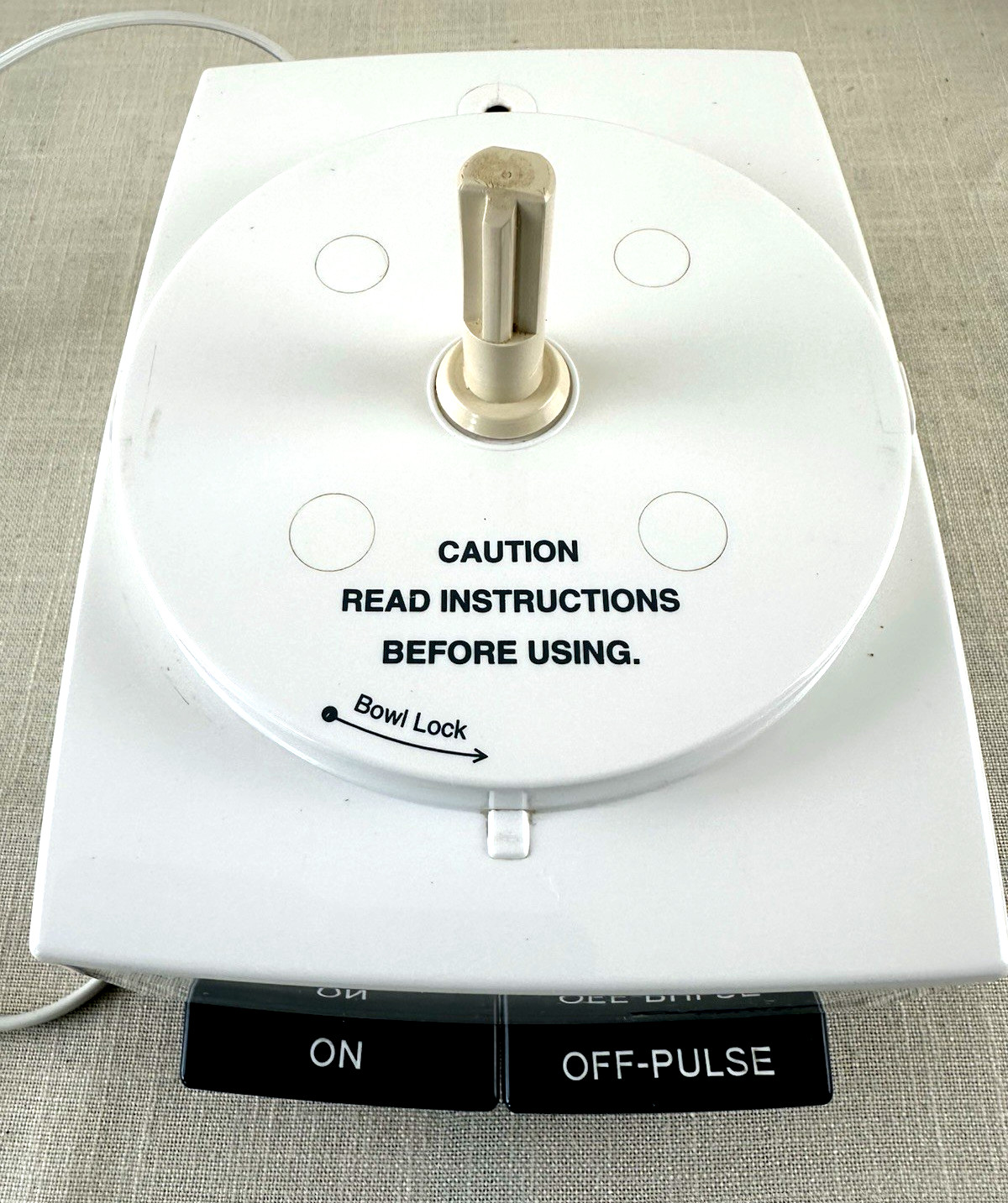 Cuisinart Deluxe 11 Food Processor Base DFP-11 TX Tested Working Base Only