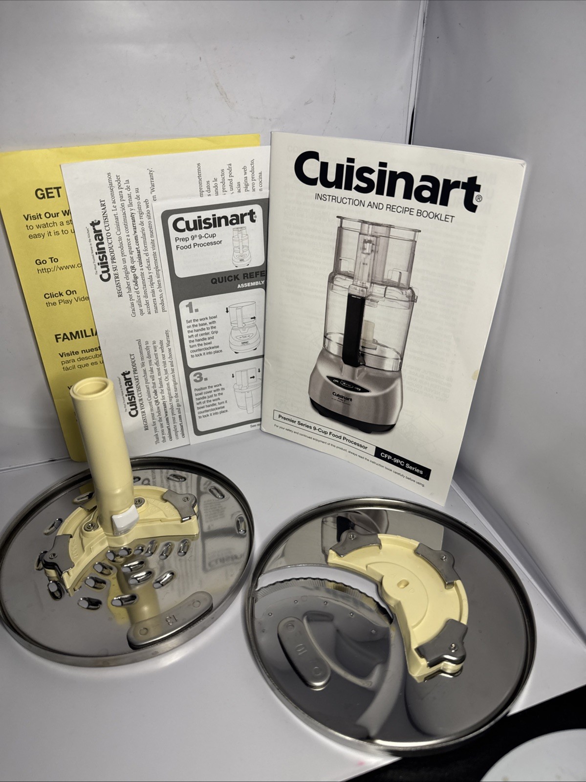 Cuisinart DLC-8 & DLC-10 Slicer Shredder Disc Blade w/ Mount Stem