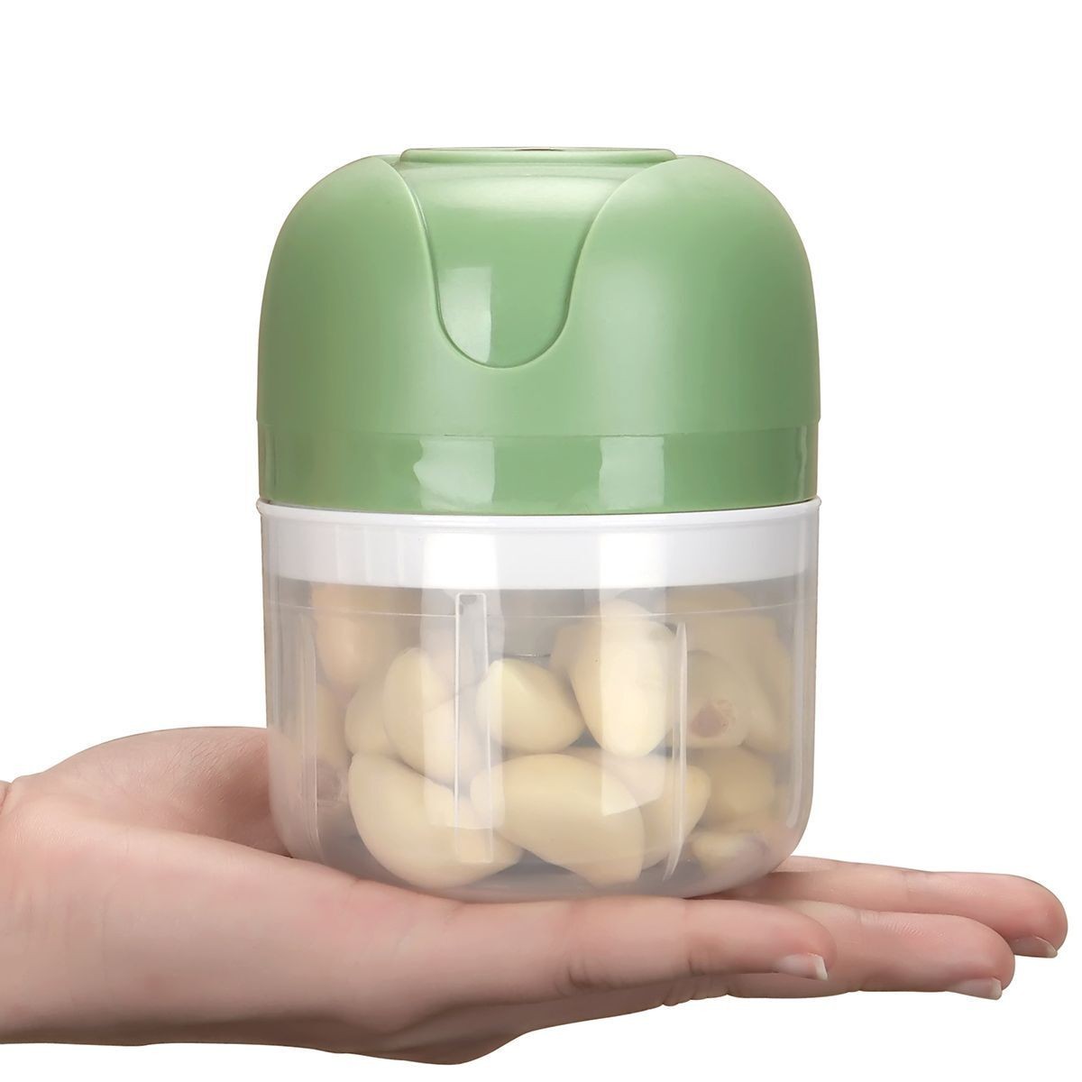 Electric Mini Garlic Chopper Meat Grinder Crusher for Nut Vegetable Fruit Food