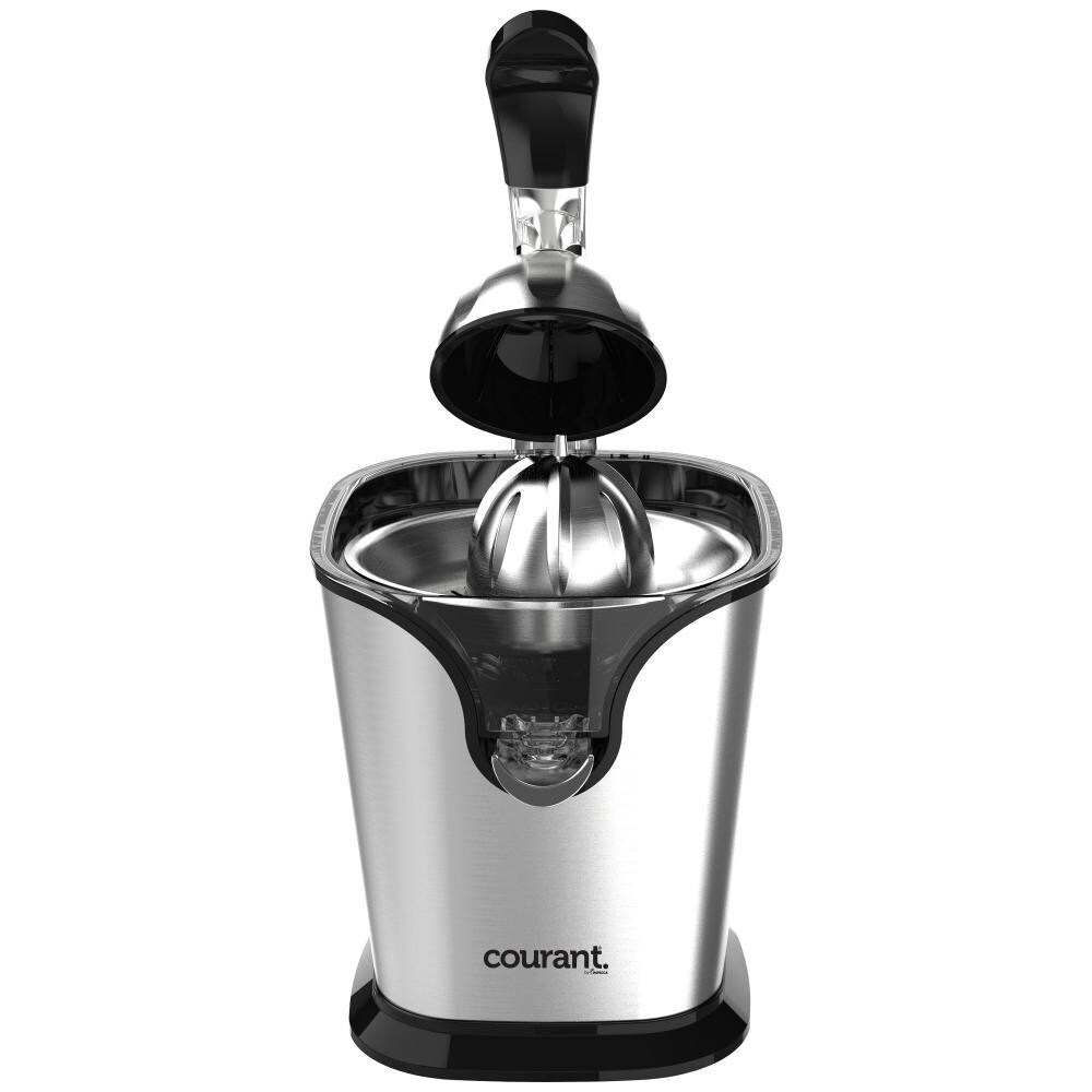 Courant Stainless Steel Citrus Juicer, Square Design with Powerful Watt Motor