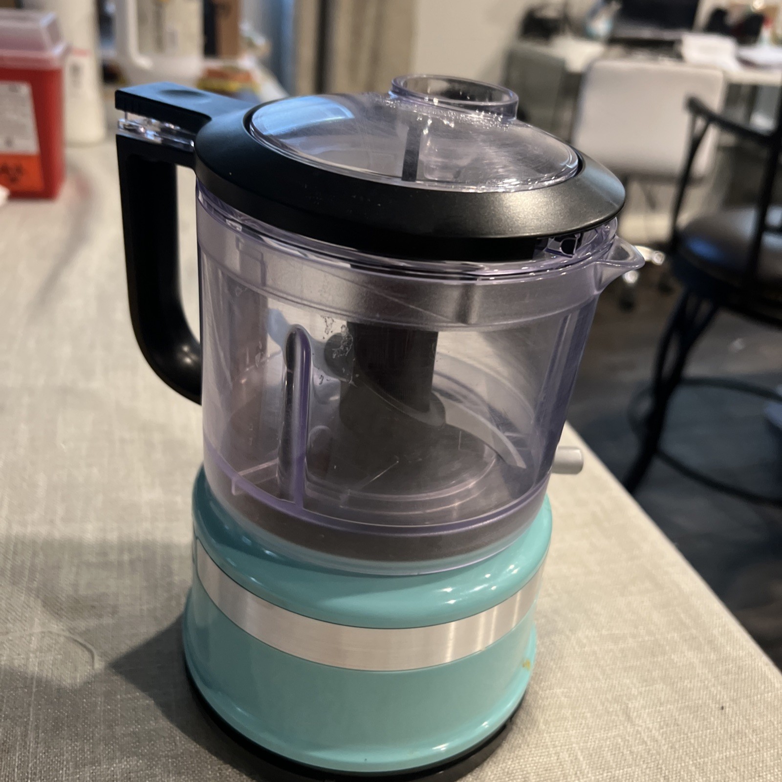 KitchenAid 3.5-Cup Mini Food Processor /Aqua Sky Model KFC3516AQ
