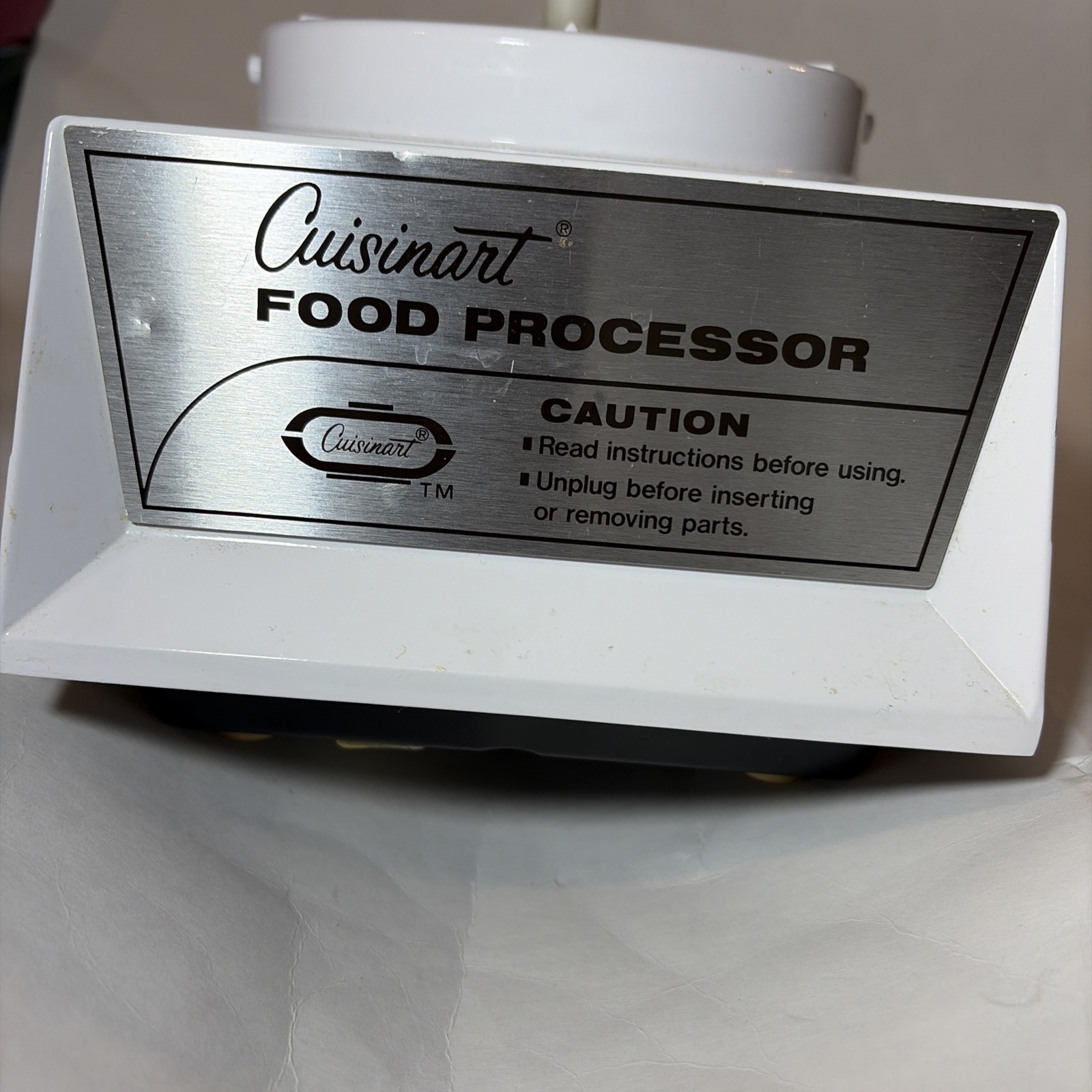 Cuisinart Food Processor Base CFP 5A Made In – France Robot-Coupe D8 VTG Tested