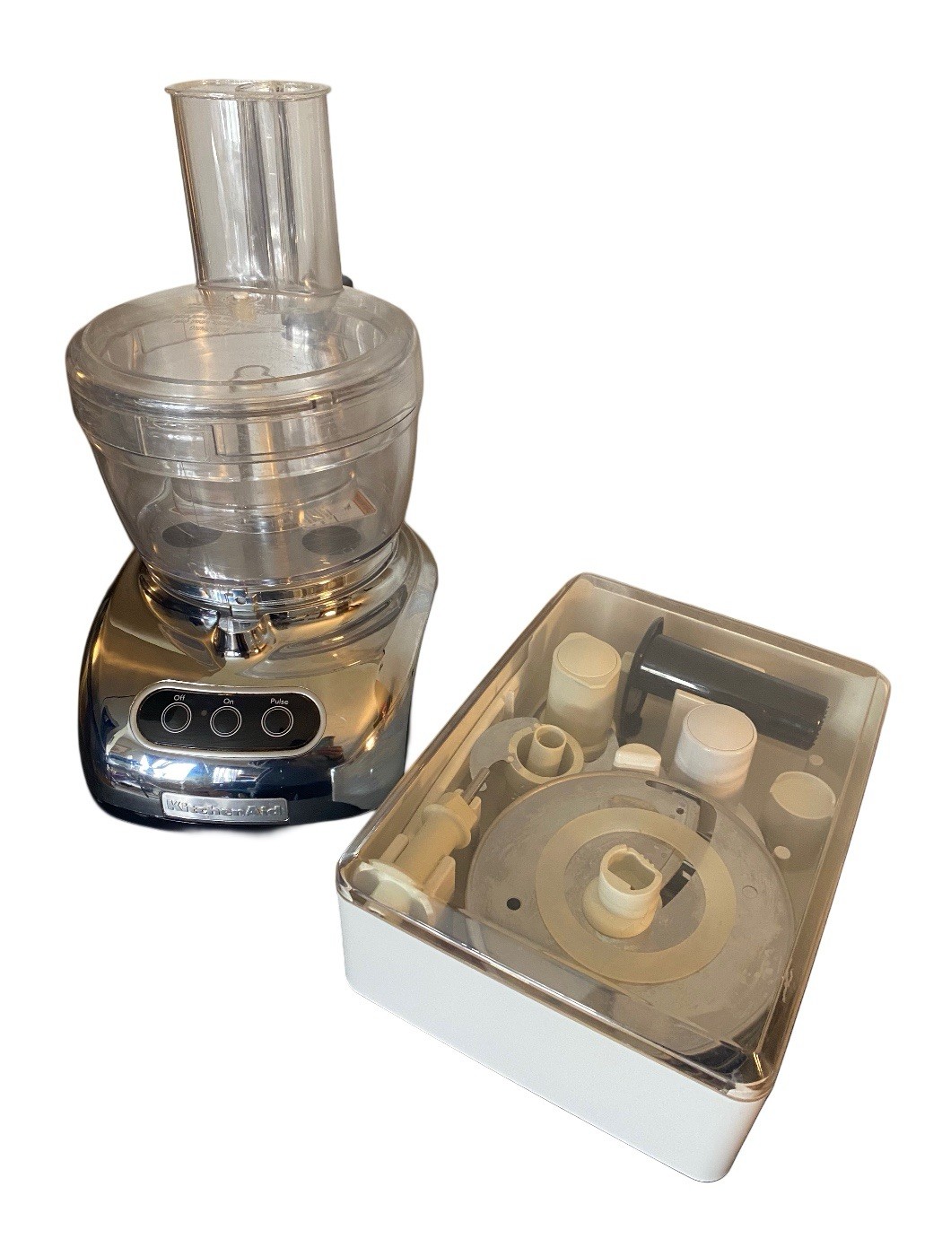 KitchenAid 9-Cup Food Processor MODEL KFP750CR0 Chrome + Accessories Tested