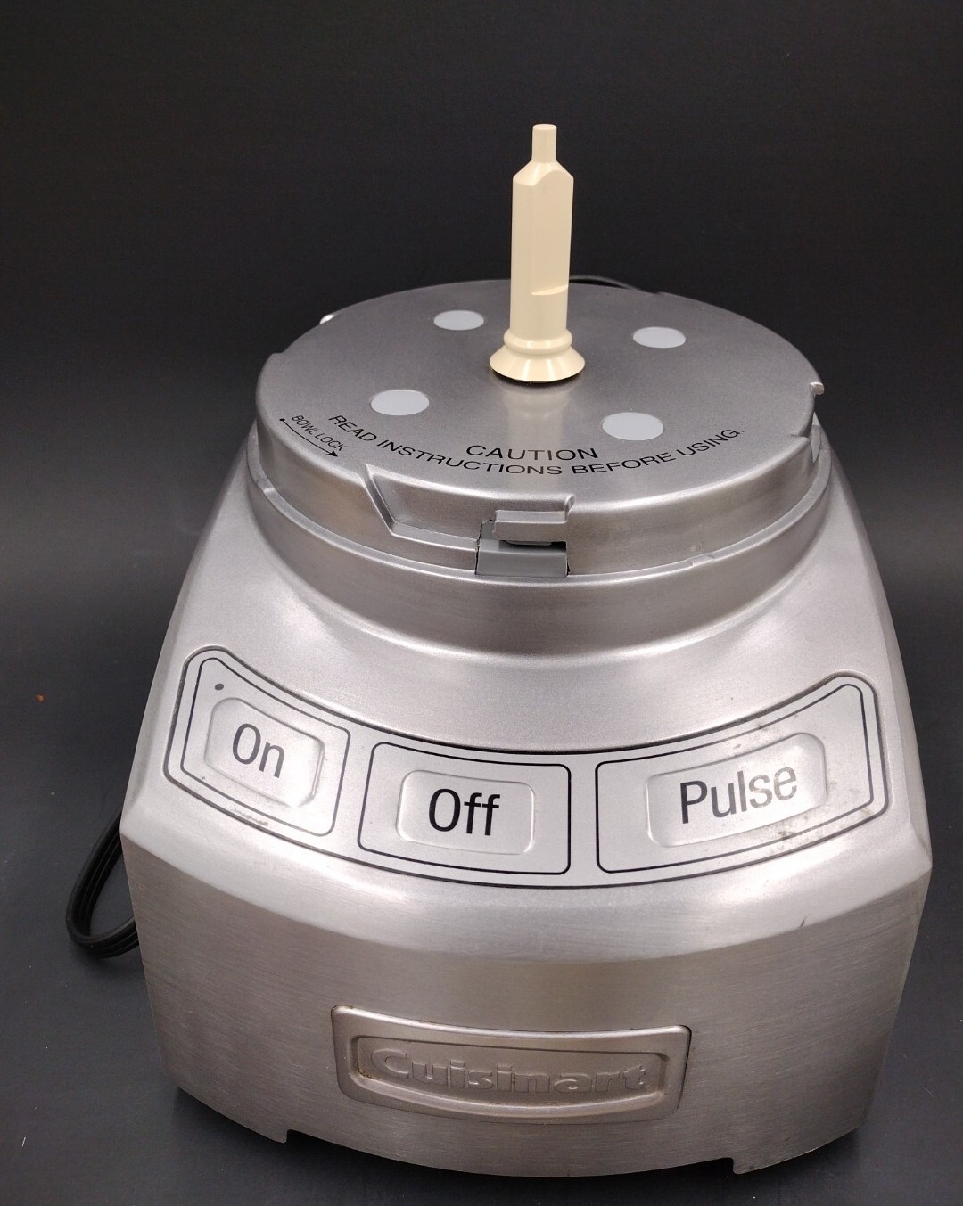 CUISINART FP-12DC FOOD PROCESSOR REPLACEMENT BASE ONLY, TESTED, WORKS