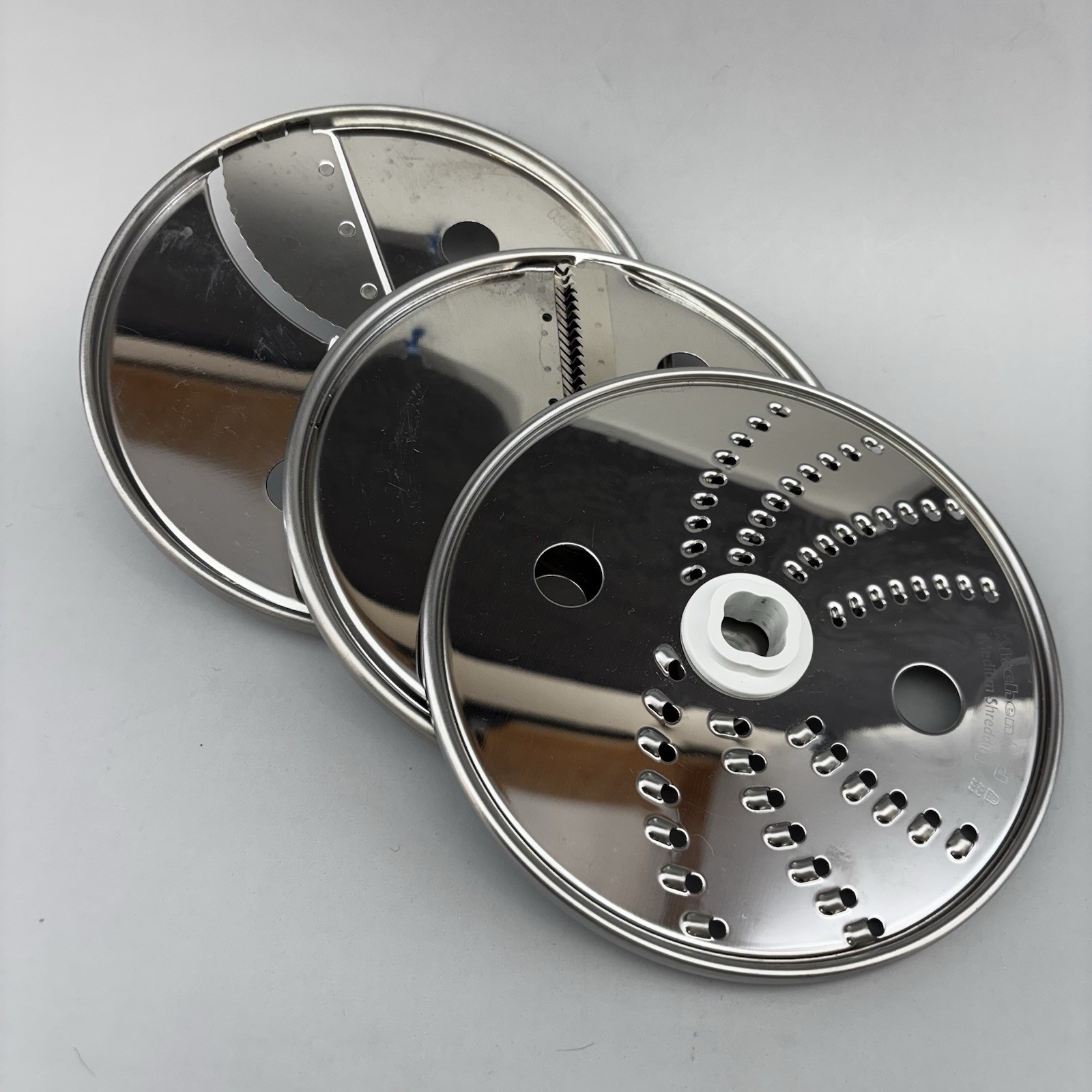 KitchenAid KFP1133CU KFP1344CU Exact Slice Blade 3 X Disc Replacement Set Grate