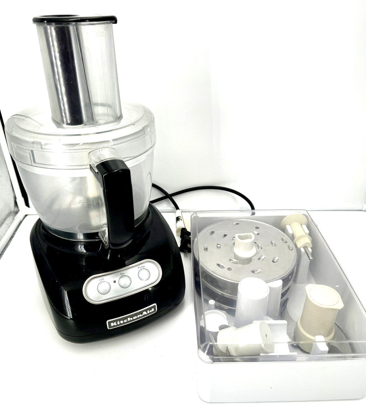 KitchenAid KFP750 OB0 12-Cup Black Food Processor, Accessories Blades TESTEDWork