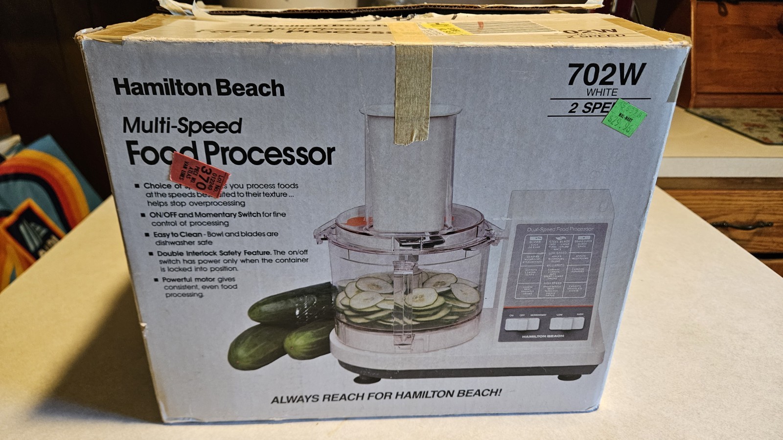 Complete Hamilton Beach 702-5 Food Processor