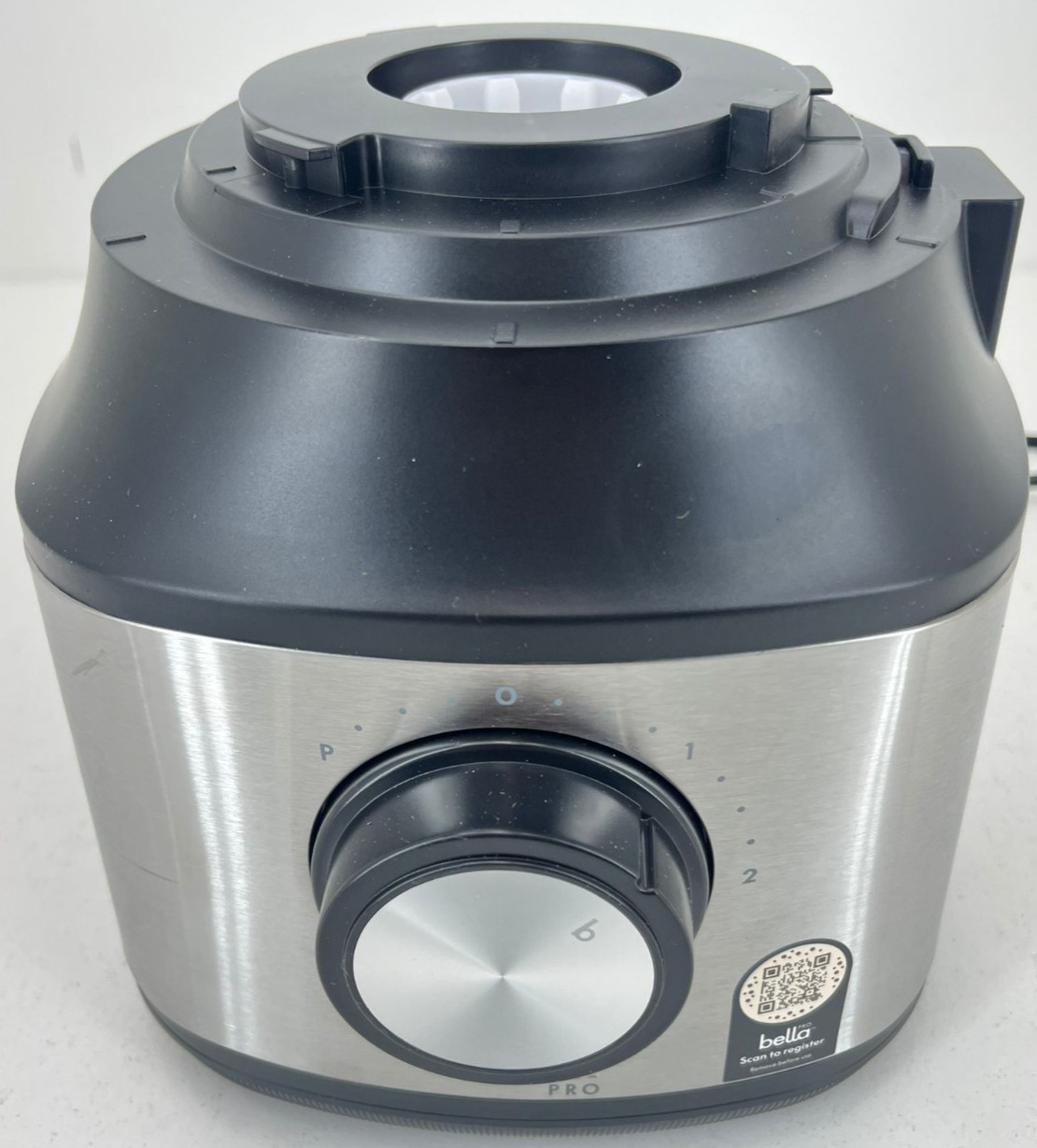 bella PRO – 8-Cup Food Processor – Stainless Steel MOTOR BASE ONLY
