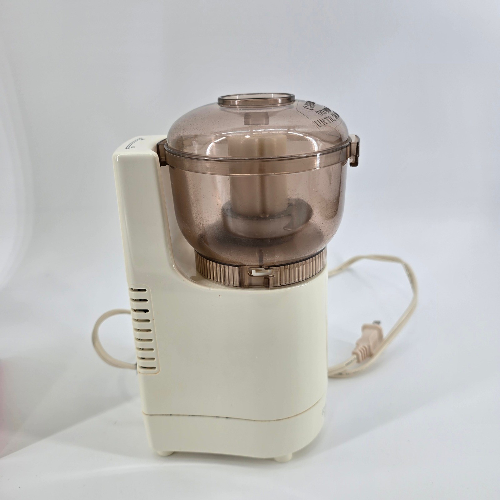 Vintage Sunbeam Oskar Jr Chopper Plus Food Processor 14131 Electric Mini White