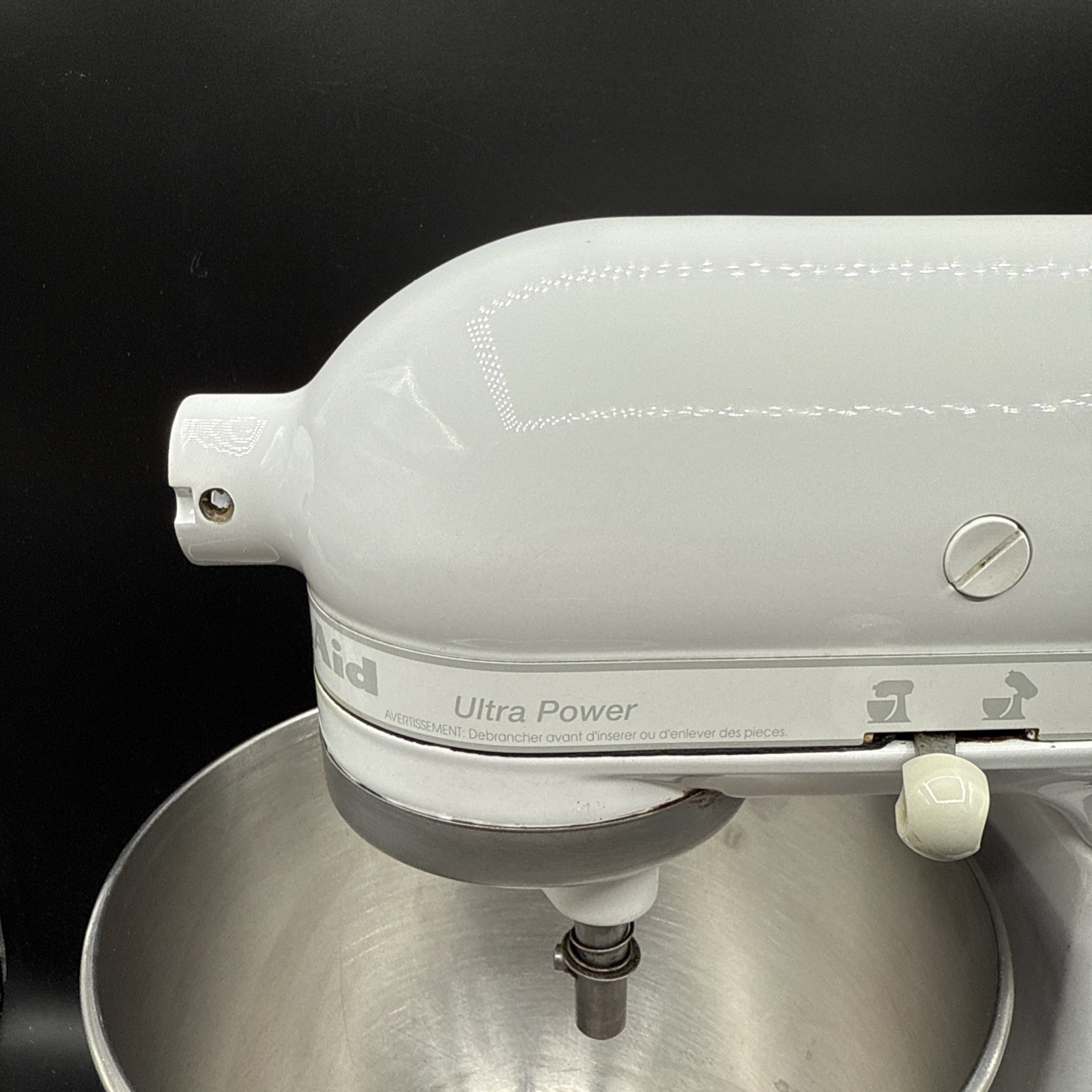 KitchenAid Ultra Power Mixer With Bowl – NO Attachments – White Model KSM90WW