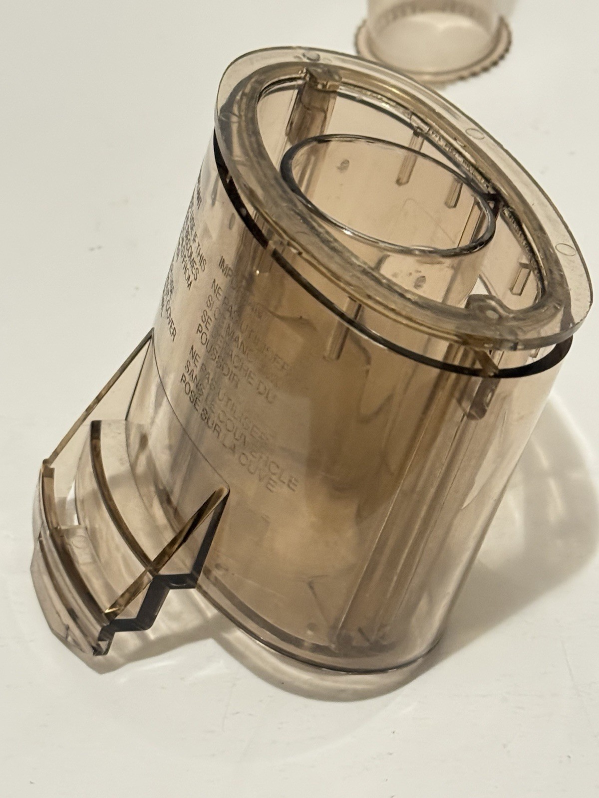 Cuisinart Food Processor FP-631W Top Lid & Chute [CFP 4 5 5A 9 Parts] + Pusher!