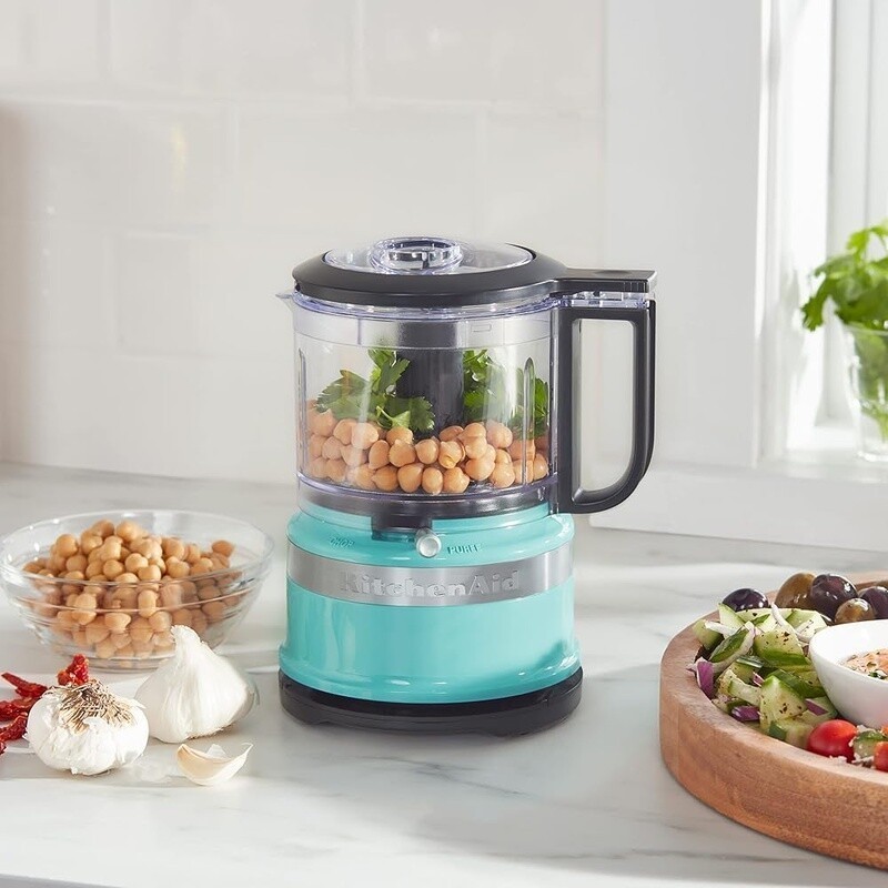 Compact 3.5 Cup Food Chopper Locking Blade 2 Speed Pulse Kitchen Dishwasher Safe