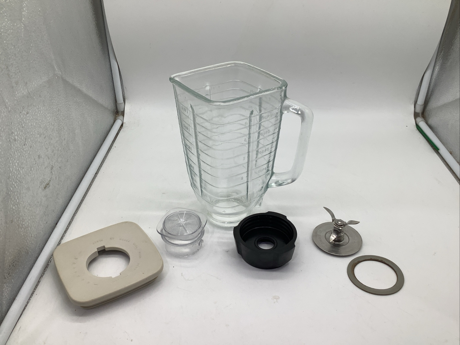 Oster Food Processor Blender Glass Jar Lid & Blade REPLACEMENT For Kitchen Appl.