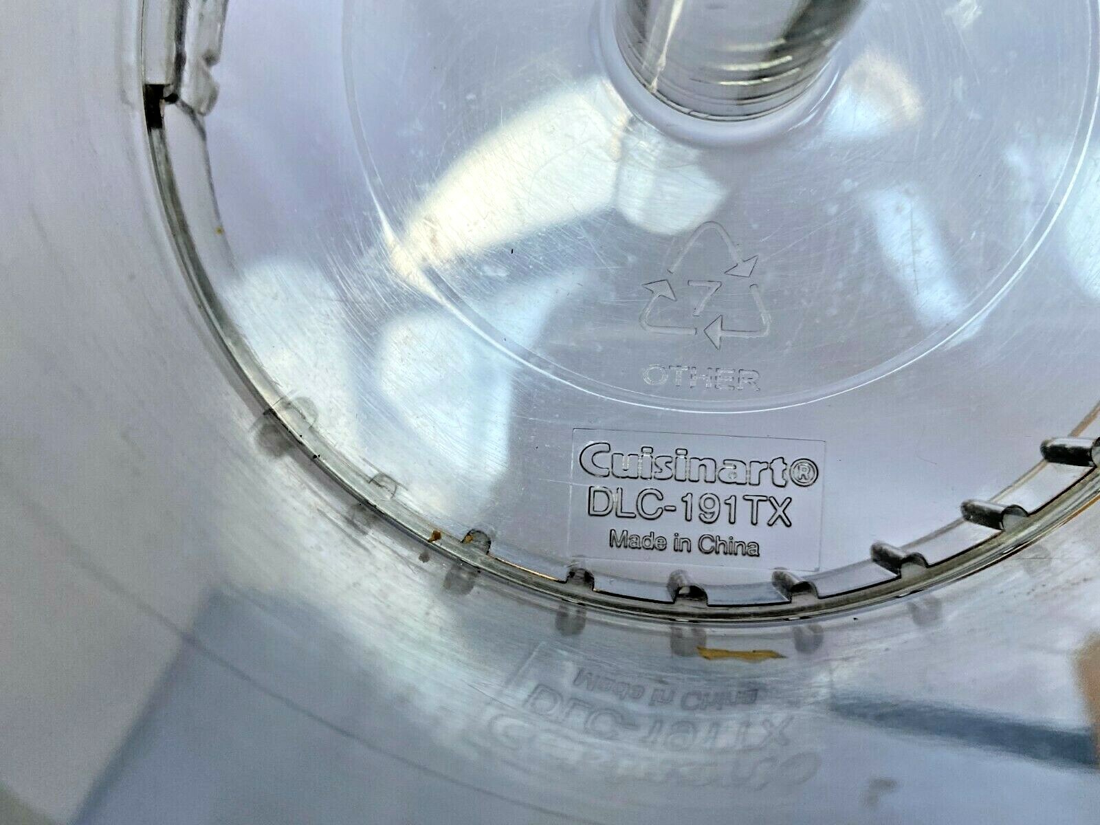 CUISINART DLC-1TX MINI PREP FOOD PROCESSOR Replacement Work Bowl CLEAN Clear