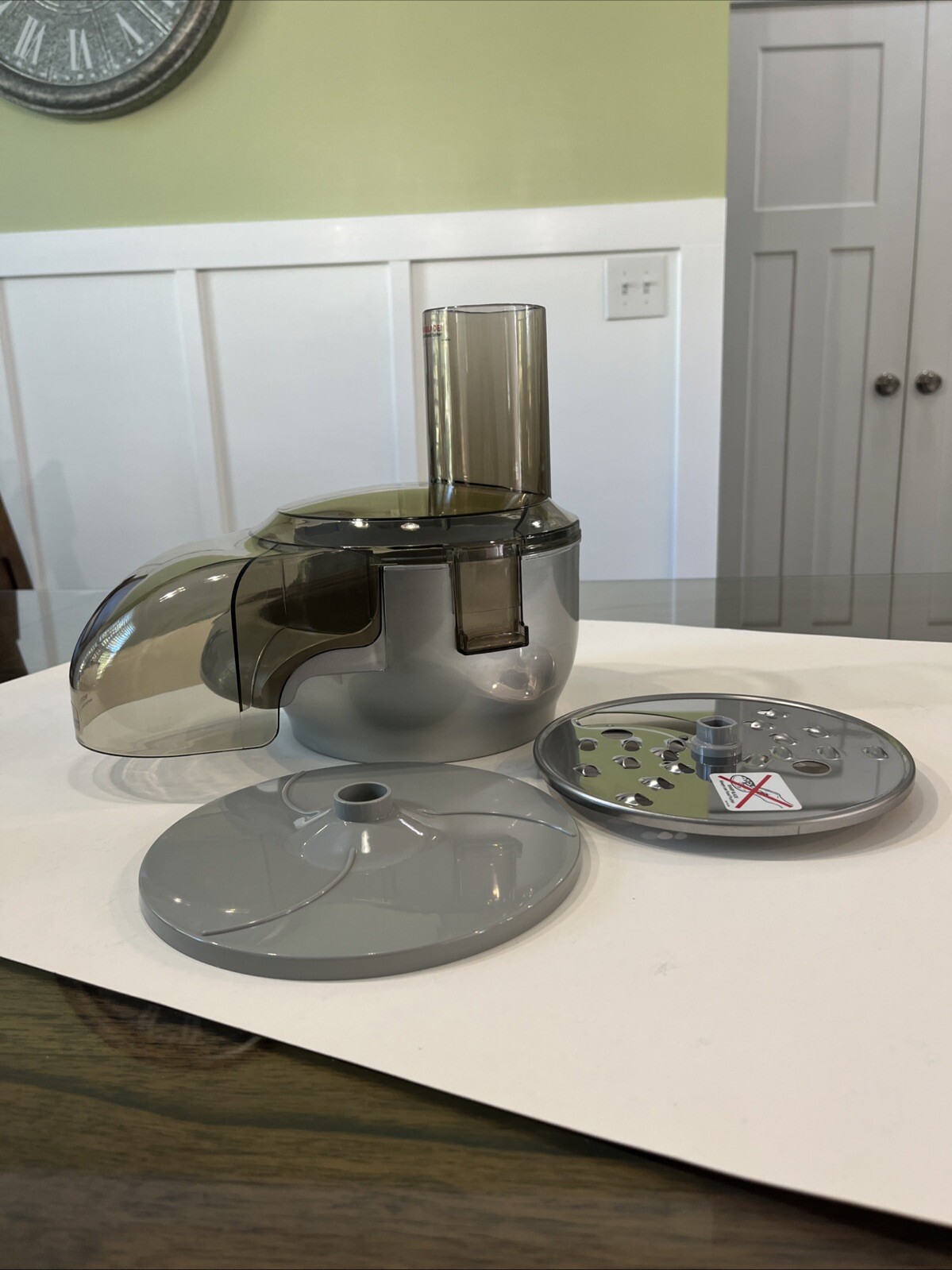 4 PC Bullet Express Trio BE-110 Cover Lid, Bowl, Outlet Disc & Blade NEW W/O Box
